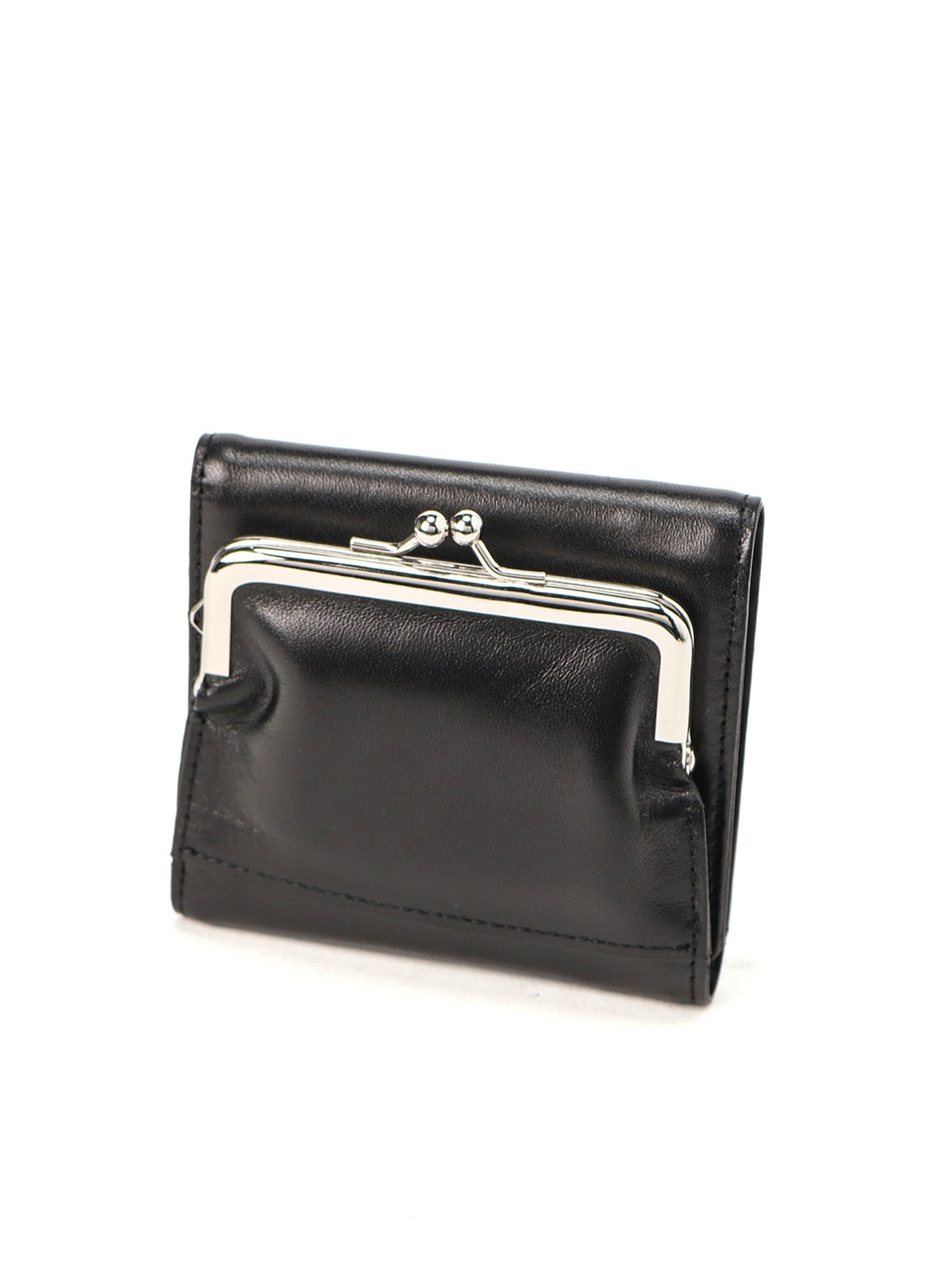 【7/26 12:00 Release】SEMI-GLOSS SMOOTH LEATHER MINI FOLDING WALLET