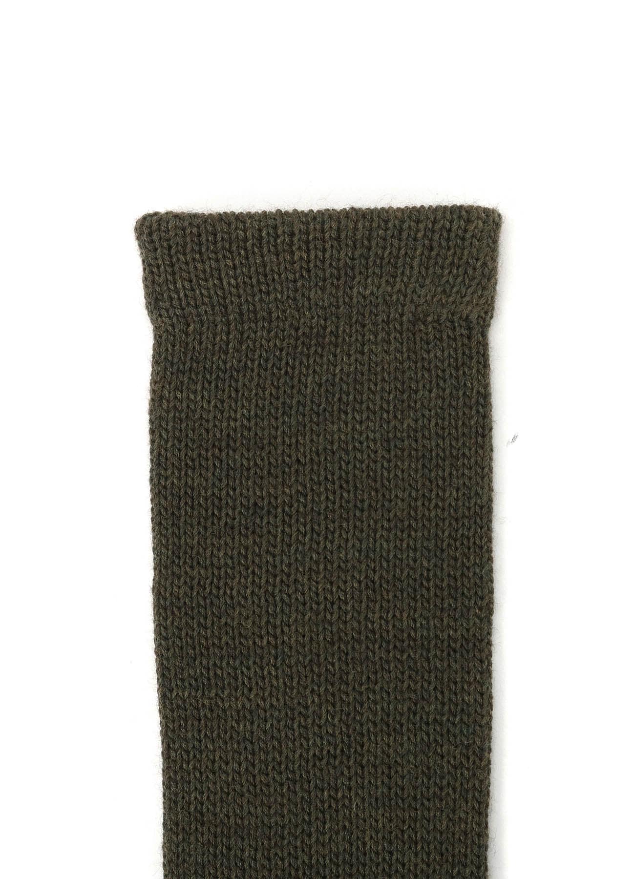 【10/18 12:00 Release】W SLUB×MOHAIR PATCHED FINGERLESS LONG GLOVES