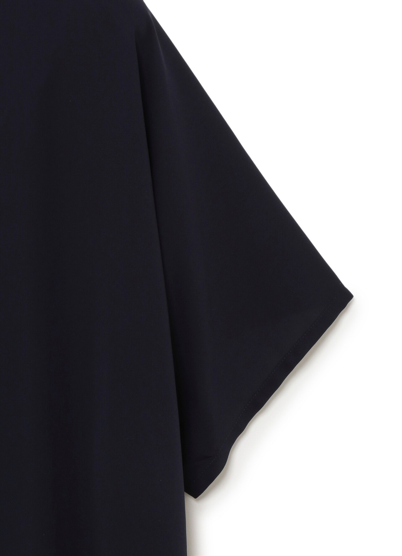 トリアセテート ポリエステル 半袖ブラウス S Navy Vintage 1 2 The Shop Yohji Yamamoto