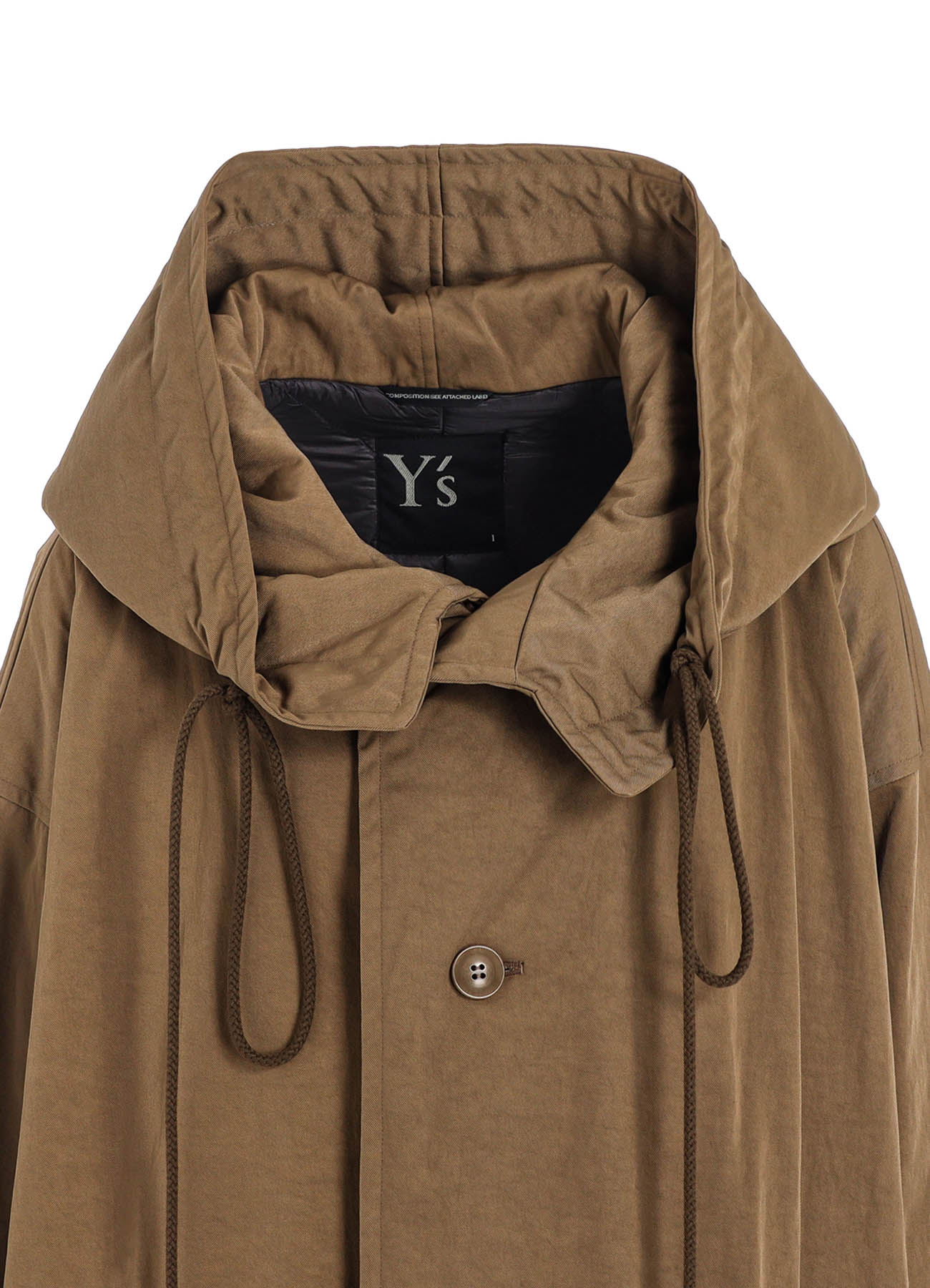 NY/ CHINO CLOTH HOODIE COAT