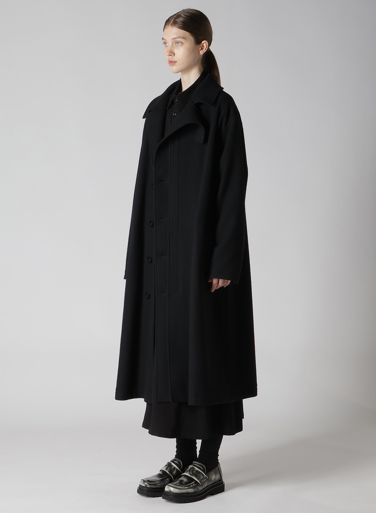 【11/1 12:00 Release】WOOL SINGLE MOSSER LEFT W FACING COAT