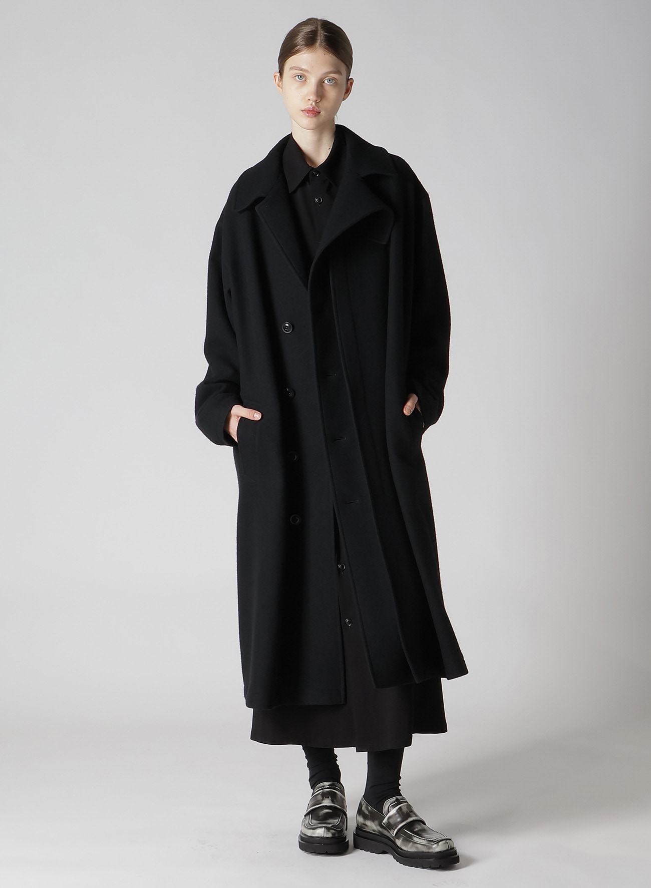 【11/1 12:00 Release】WOOL SINGLE MOSSER LEFT W FACING COAT