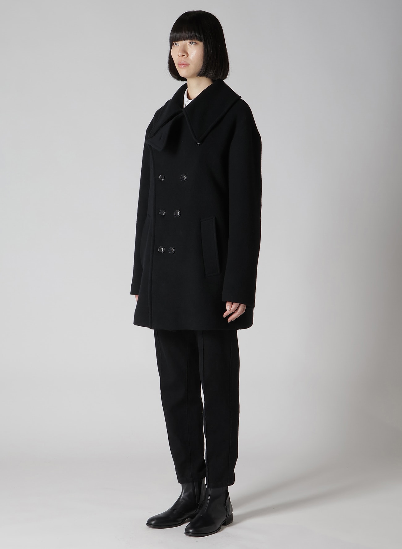 【11/1 12:00 Release】WOOL DOUBLE MOSSER SHORT COAT