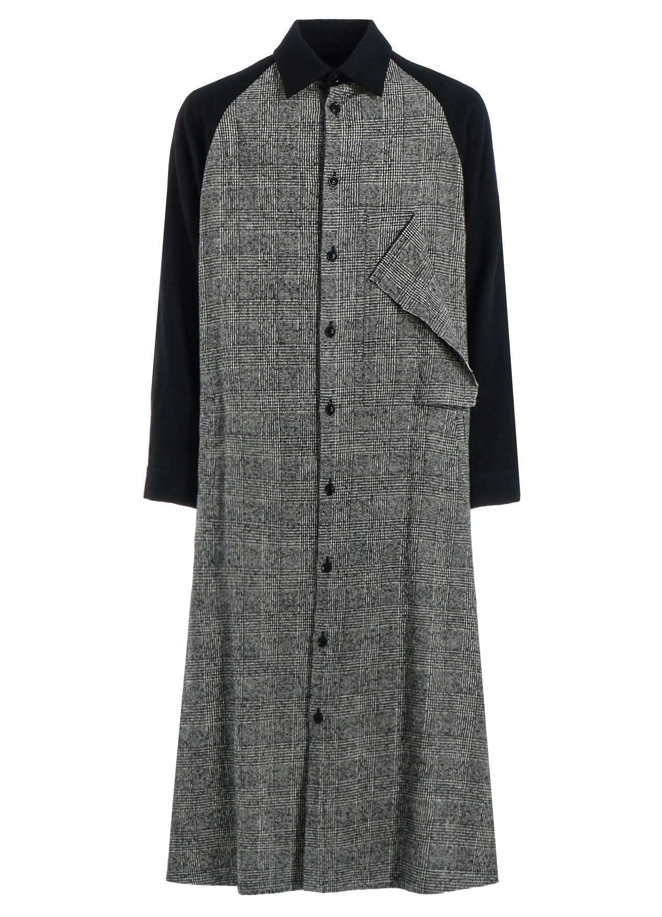 GLEN CHECK SHIRT DRESS