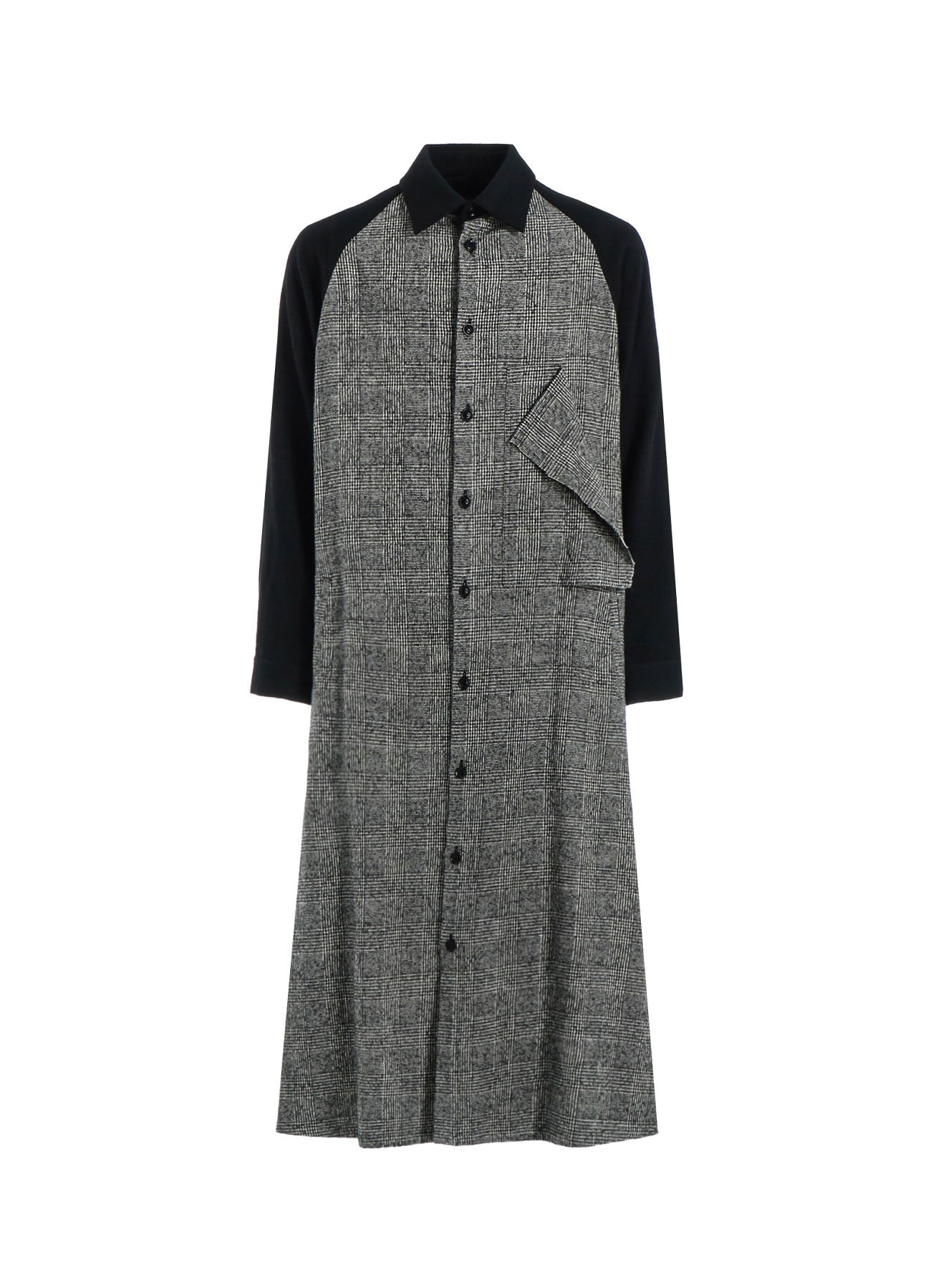 GLEN CHECK SHIRT DRESS