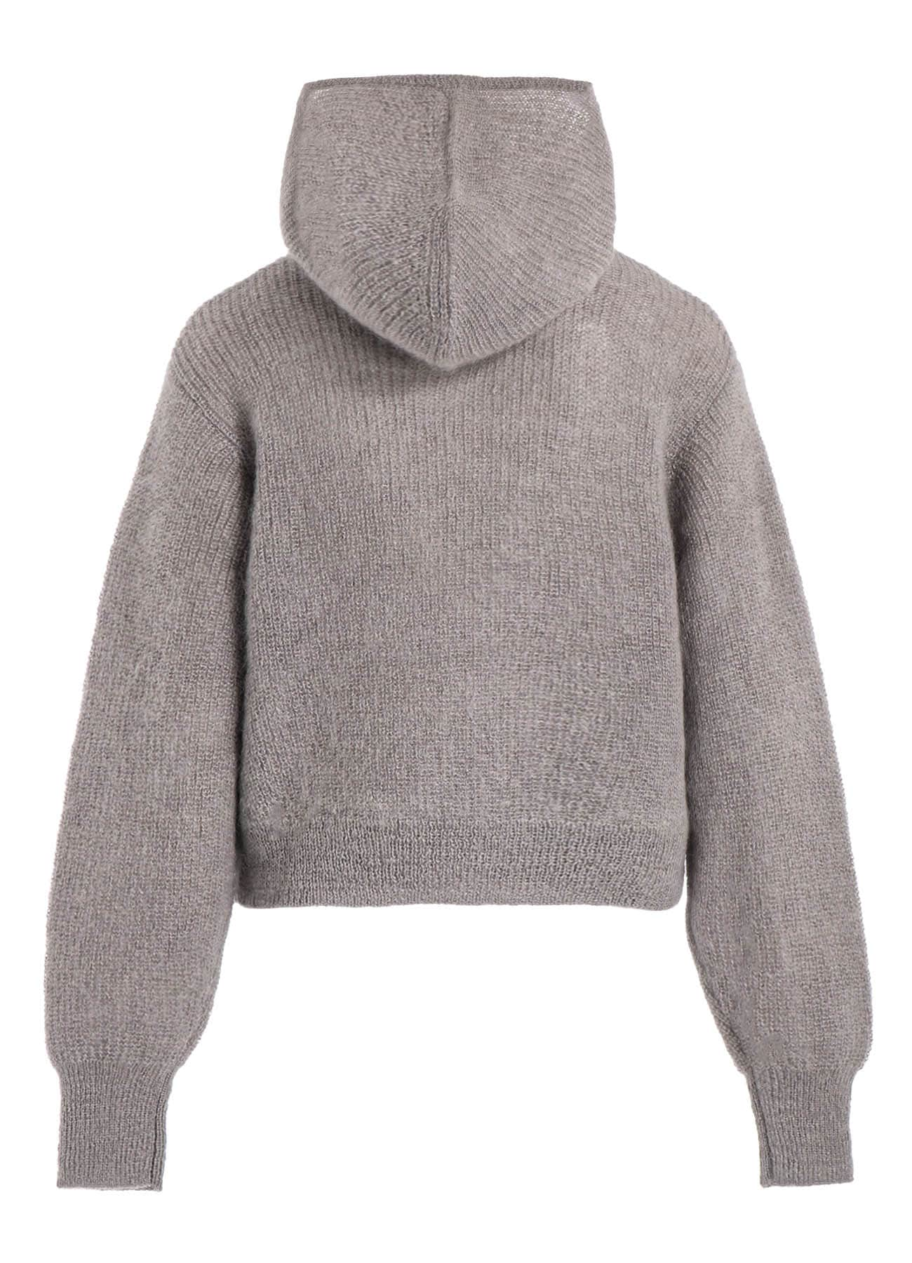 MOHAIR HOODIE PULLOVER