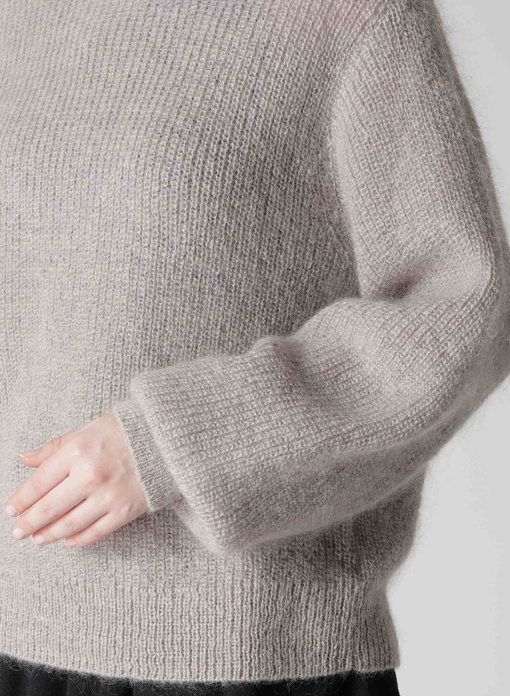 MOHAIR HOODIE PULLOVER