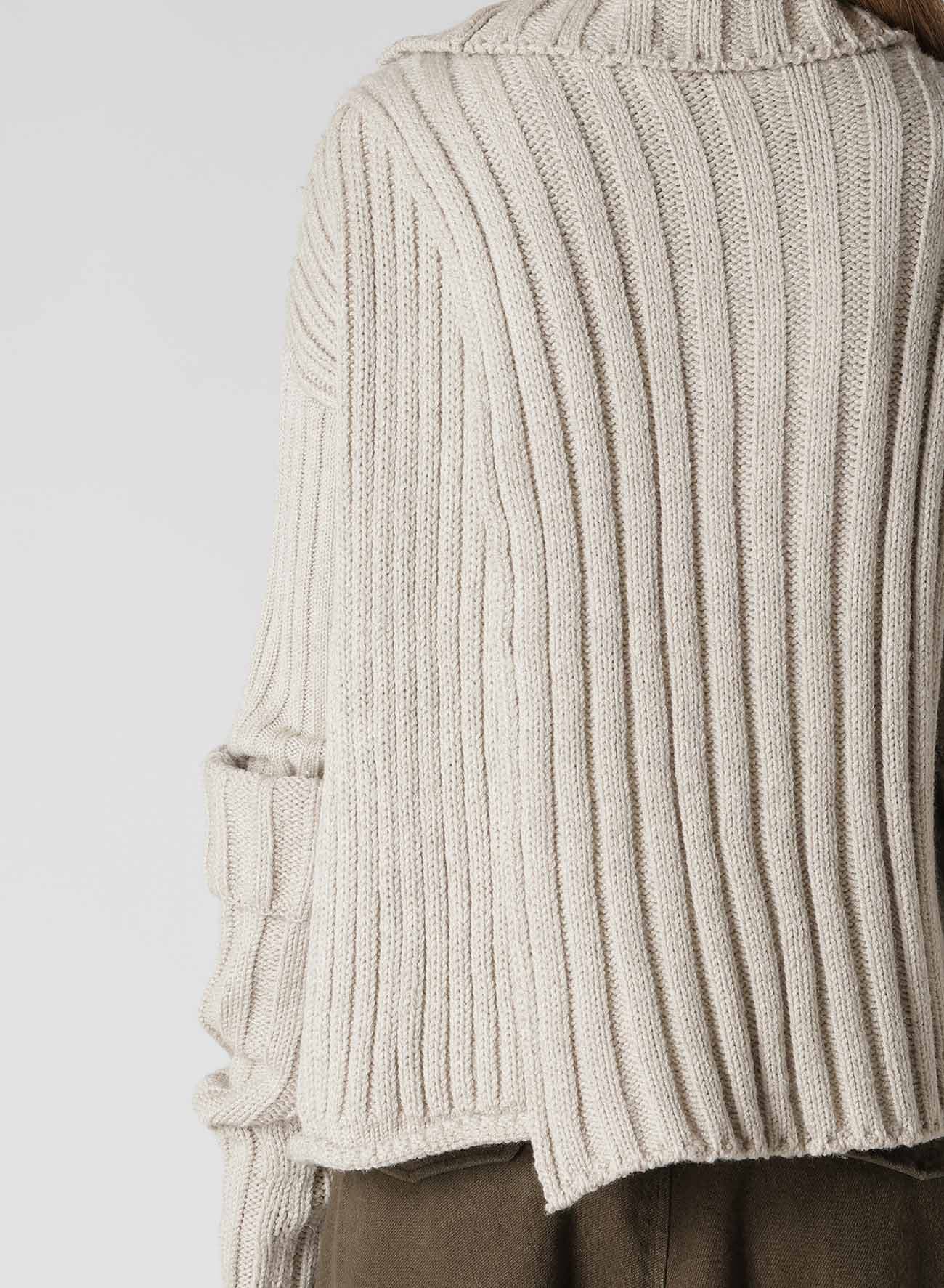 【11/1 12:00 Release】WIDE RIB TURTLENECK KNIT PULLOVER