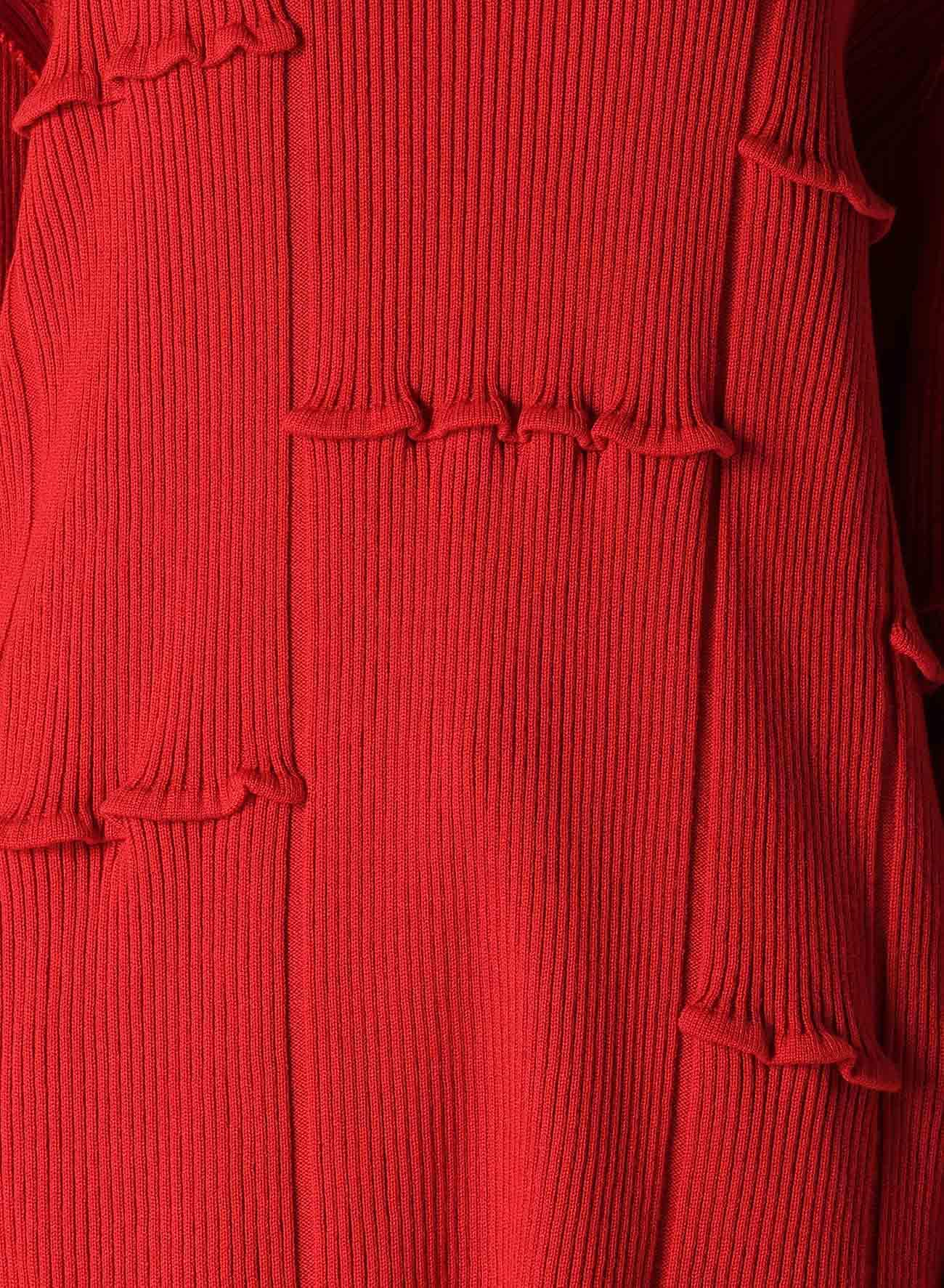 OVESIZED TUCK RIB KNIT