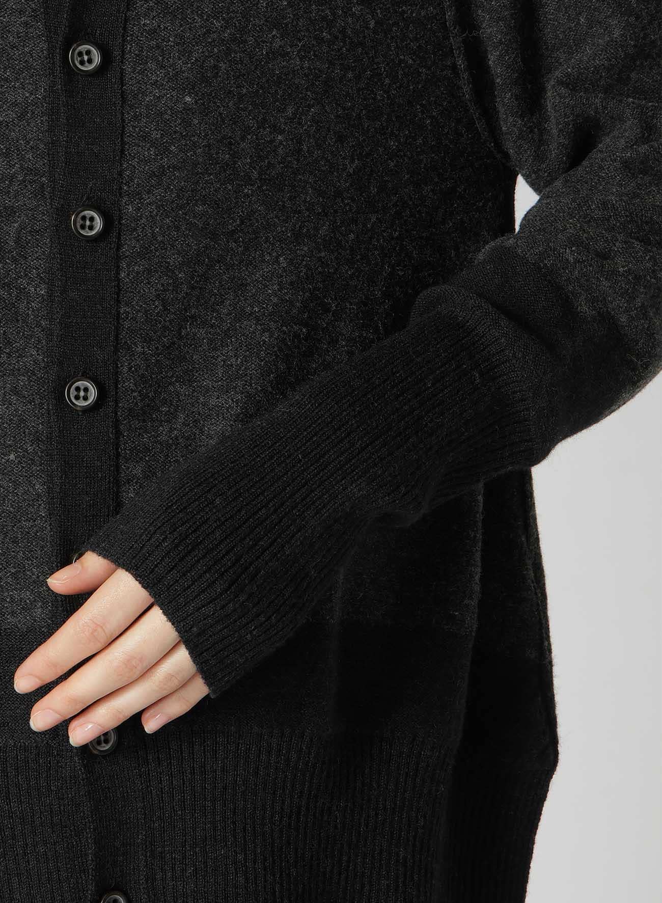 【11/1 12:00 Release】REVERSE STITCHES SIDE DRAPE CARDIGAN