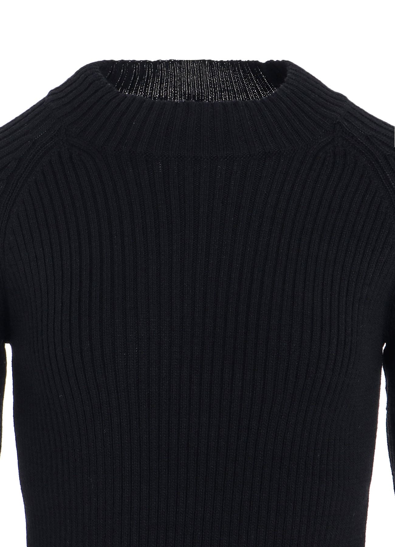 RIB MINI HIGH NECK RAGLAN PULLOVER