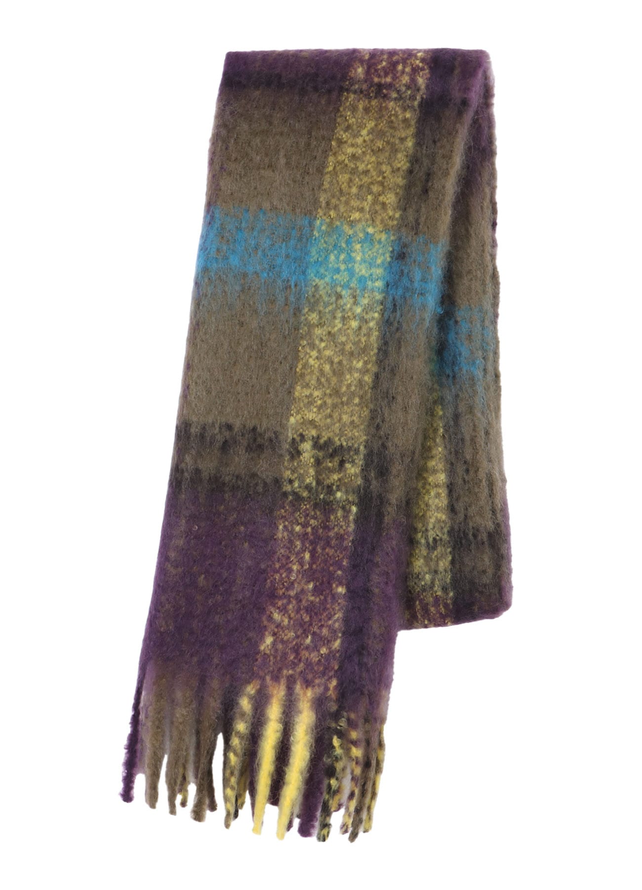 【10/18 12:00 Release】PLAID MOHAIR STOLE