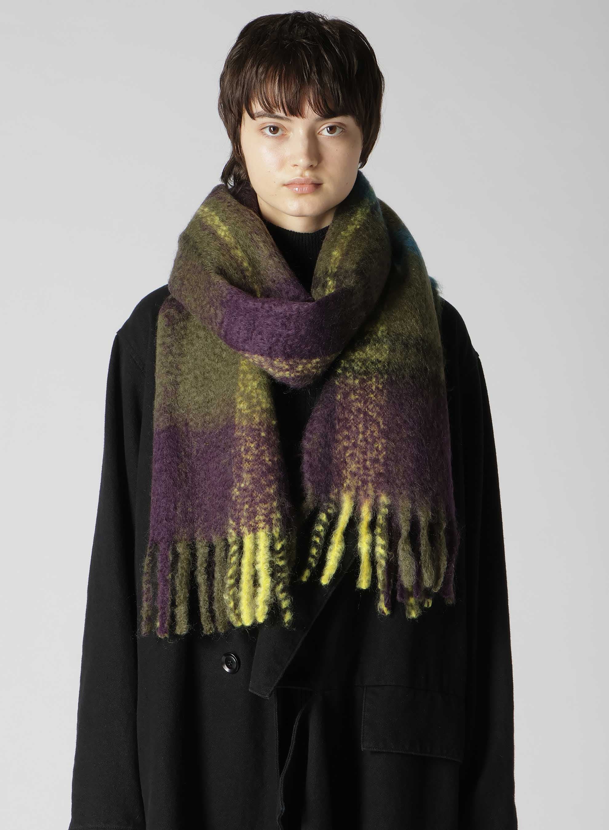 【10/18 12:00 Release】PLAID MOHAIR STOLE