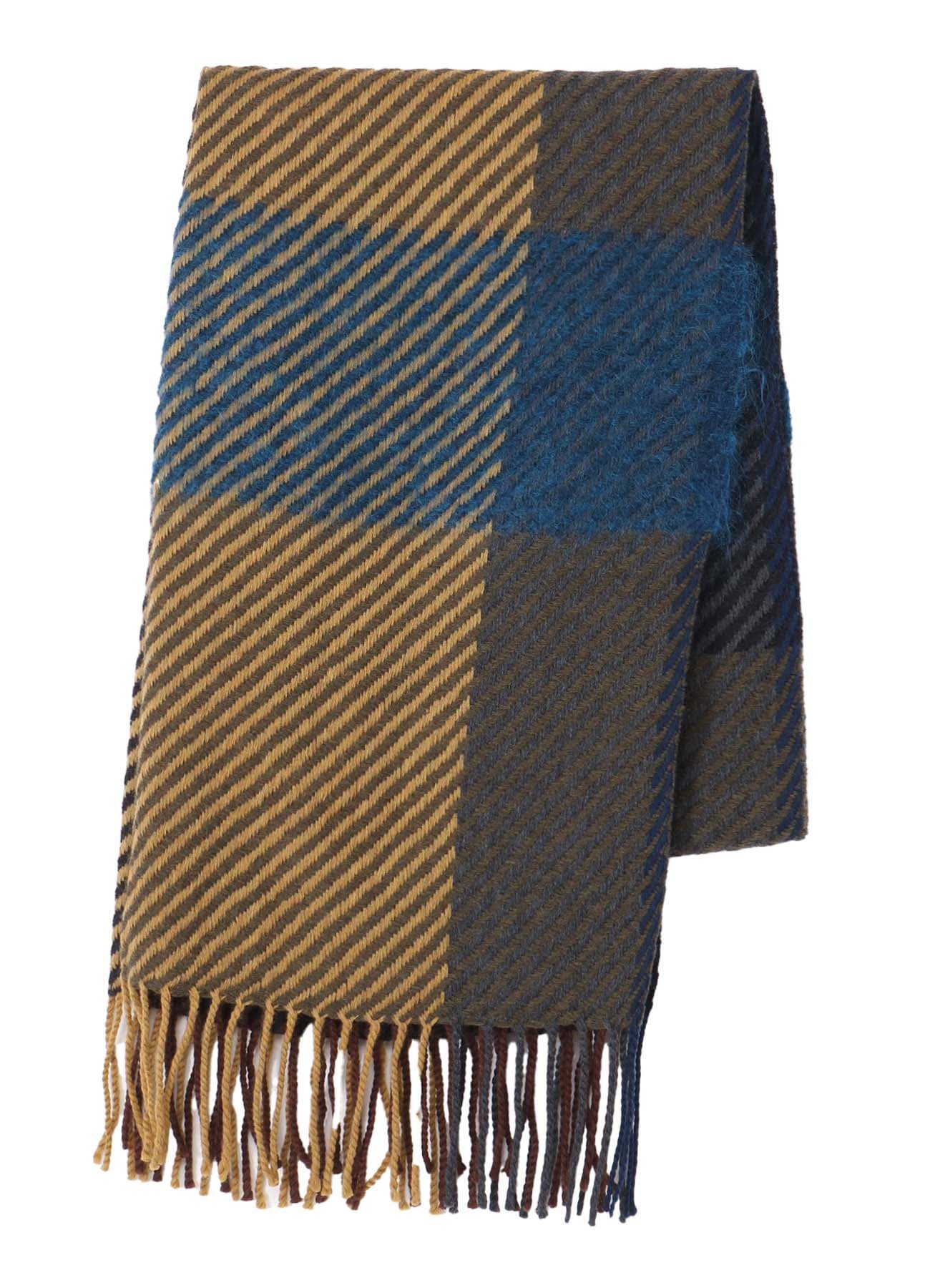 【10/18 12:00 Release】DOUBLE PLAID BIG TWILL SCARF