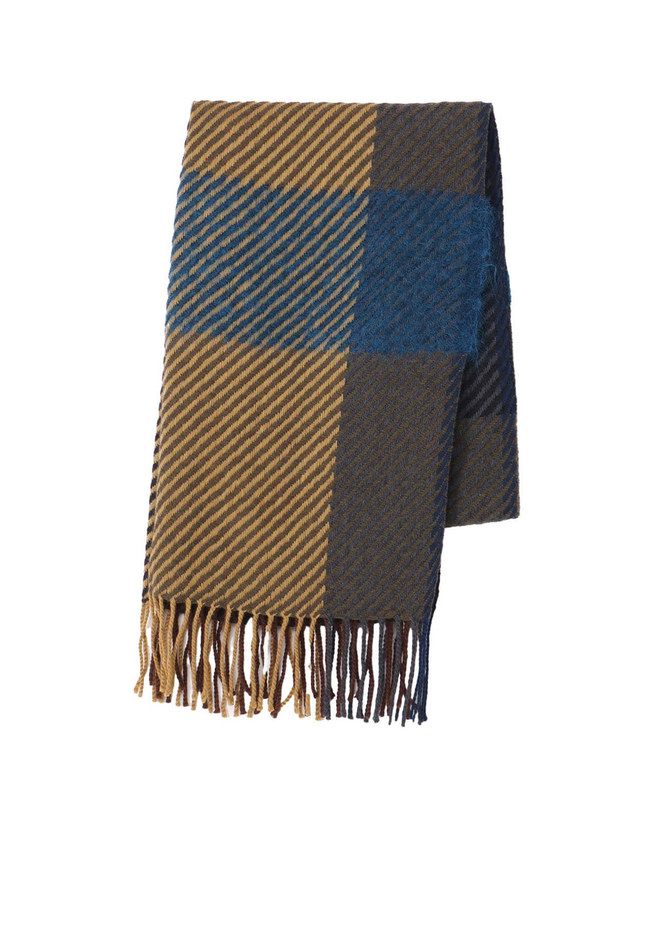 【10/18 12:00 Release】DOUBLE PLAID BIG TWILL SCARF