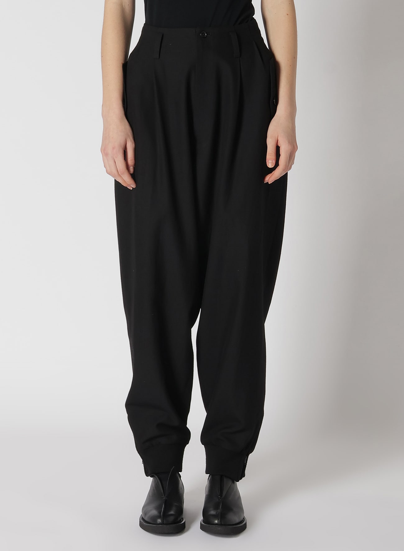 RY/W GABARDINE RIB SLEEVE PANTS