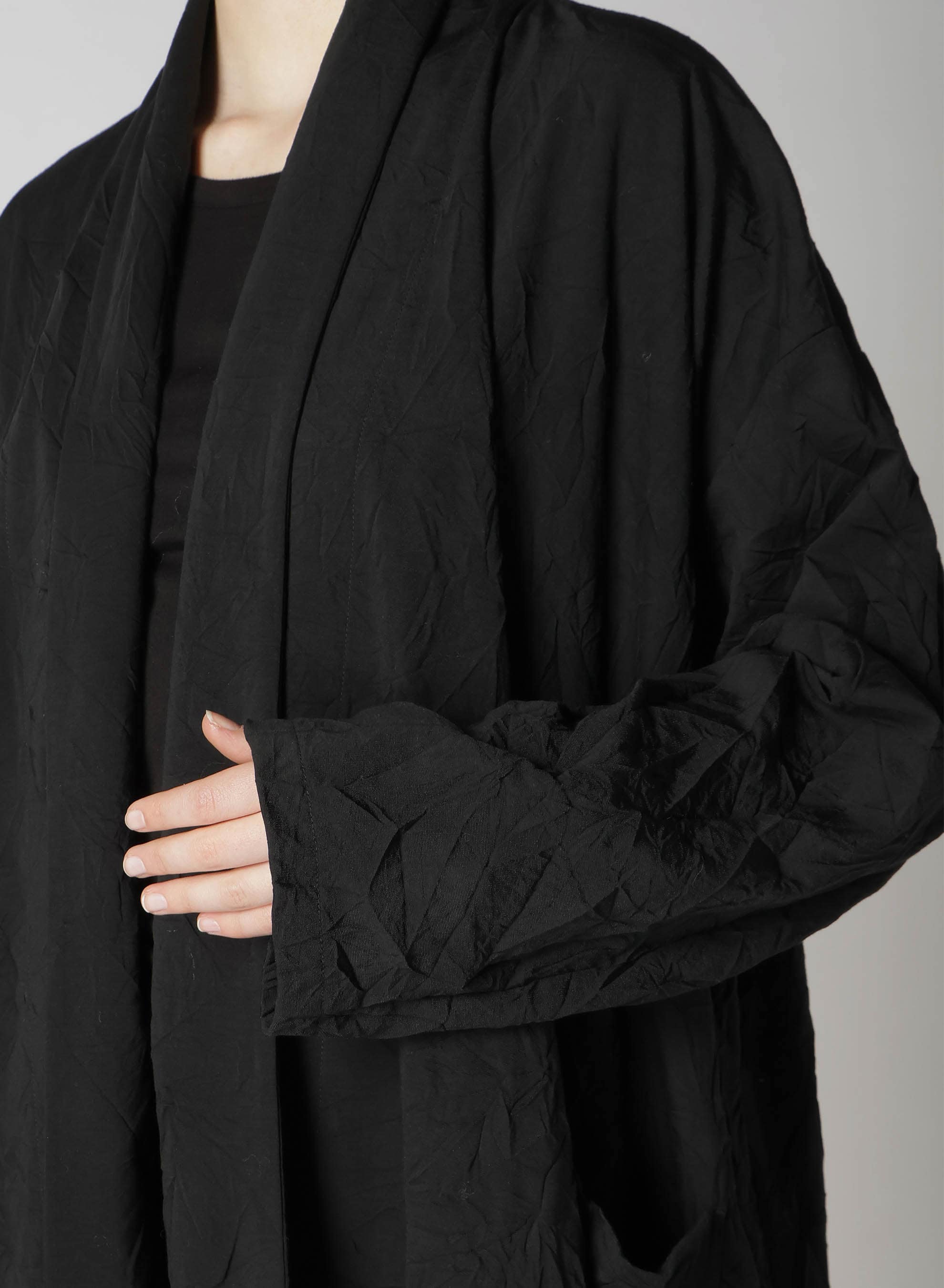 80/-C/Pe PONTE FRONT DRAPE CARDIGAN