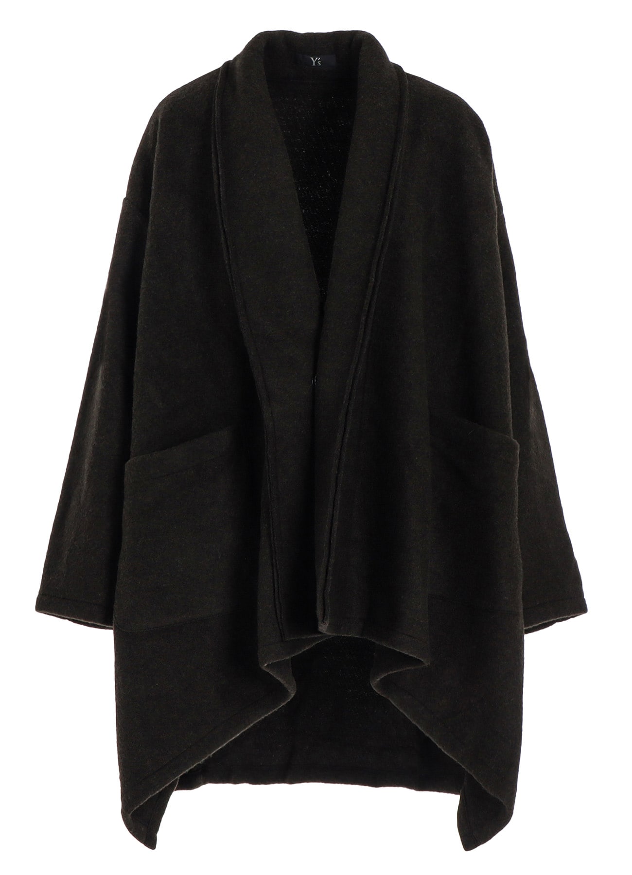 DOUBLE FRENCHTERRY FRONT DRAPE CARDIGAN