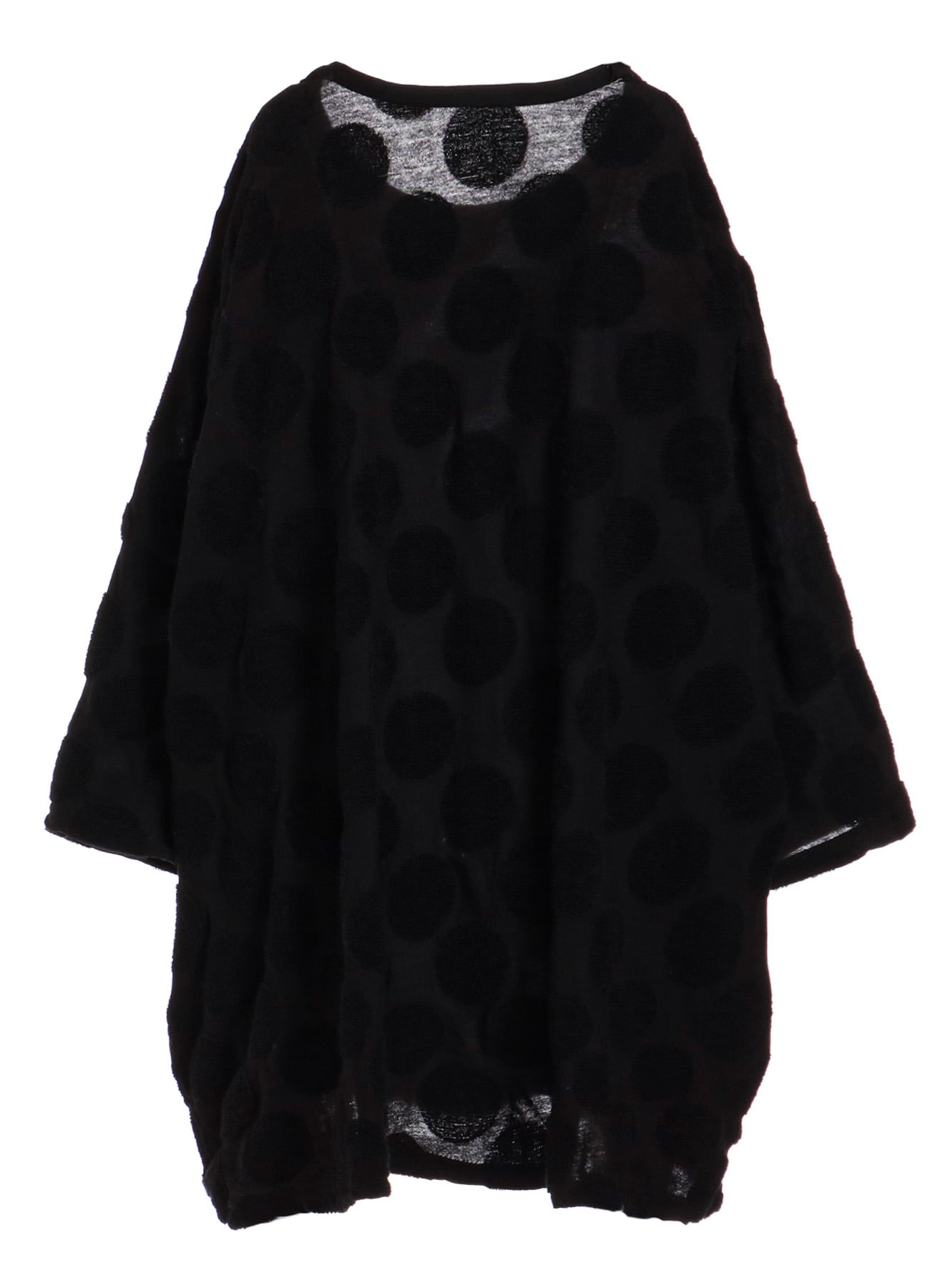 POLKA DOT PILE JQ ROUND NECK BIG T