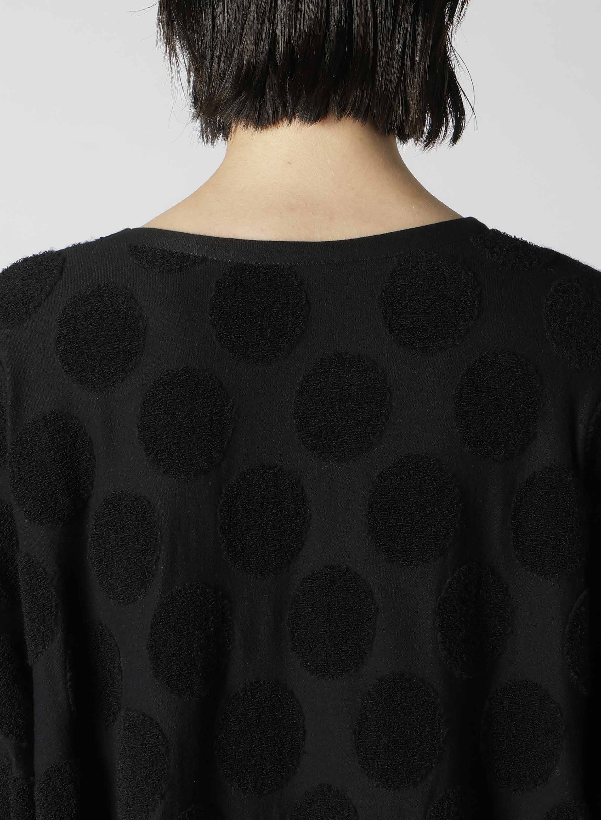 POLKA DOT PILE JQ ROUND NECK BIG T