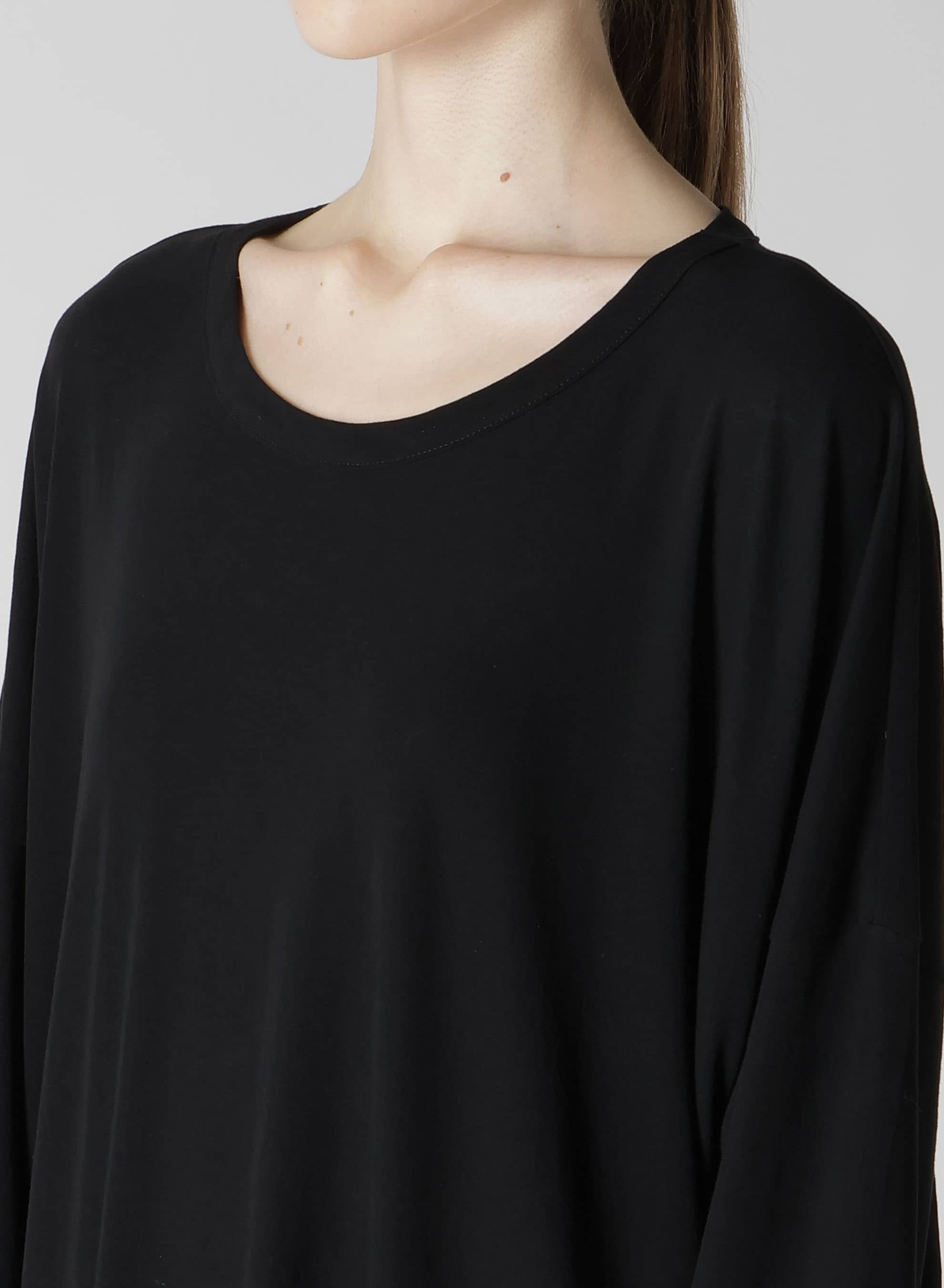 40/-HARD TWIST JERSEY ROUND NECK BIG T-SHIRT OP