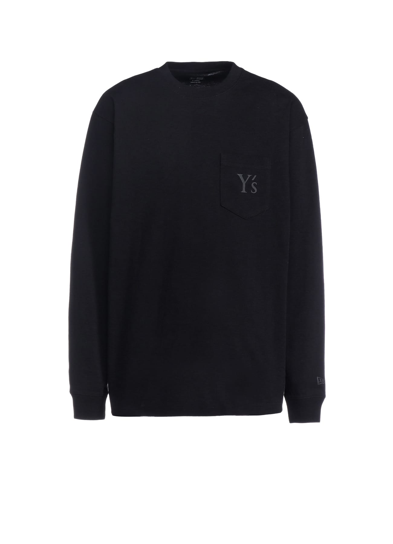 Y's × New Era LONG SLEEVE COTTON POCKET TEE