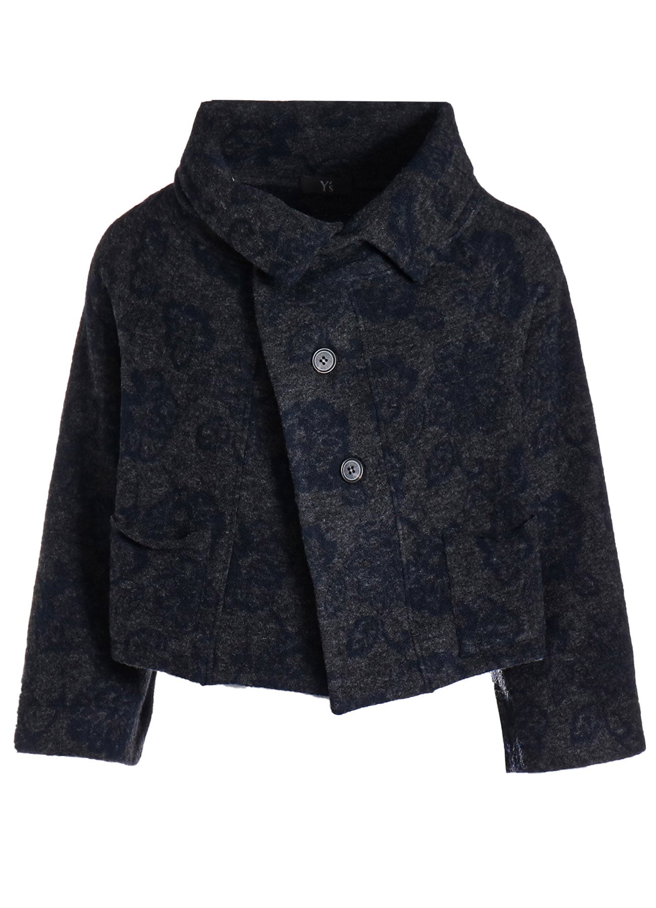 【9/13 12:00 Release】FLOWER PILE JACQUARD IRREGULAR 3 BUTTON JACKET