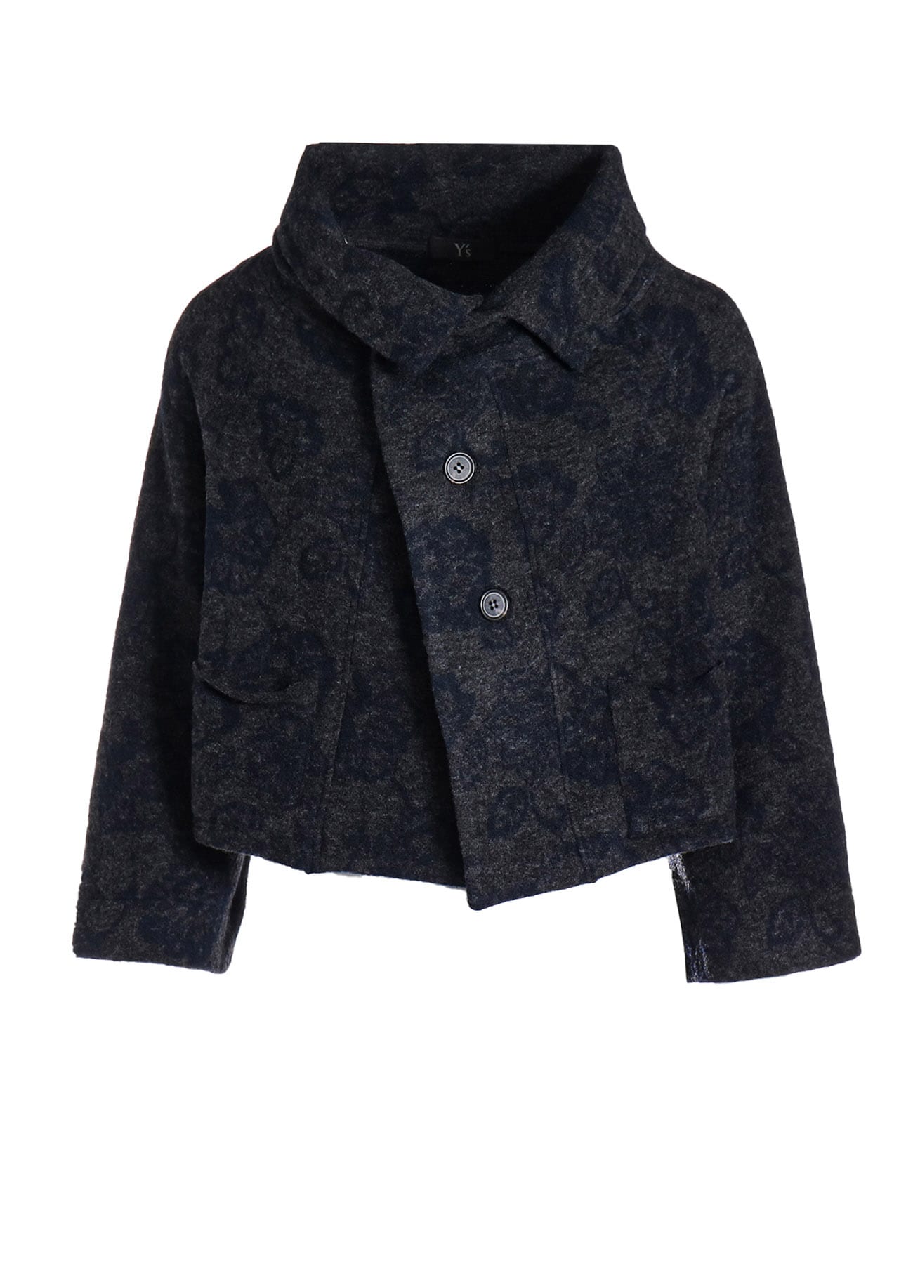 【9/13 12:00 Release】FLOWER PILE JACQUARD IRREGULAR 3 BUTTON JACKET