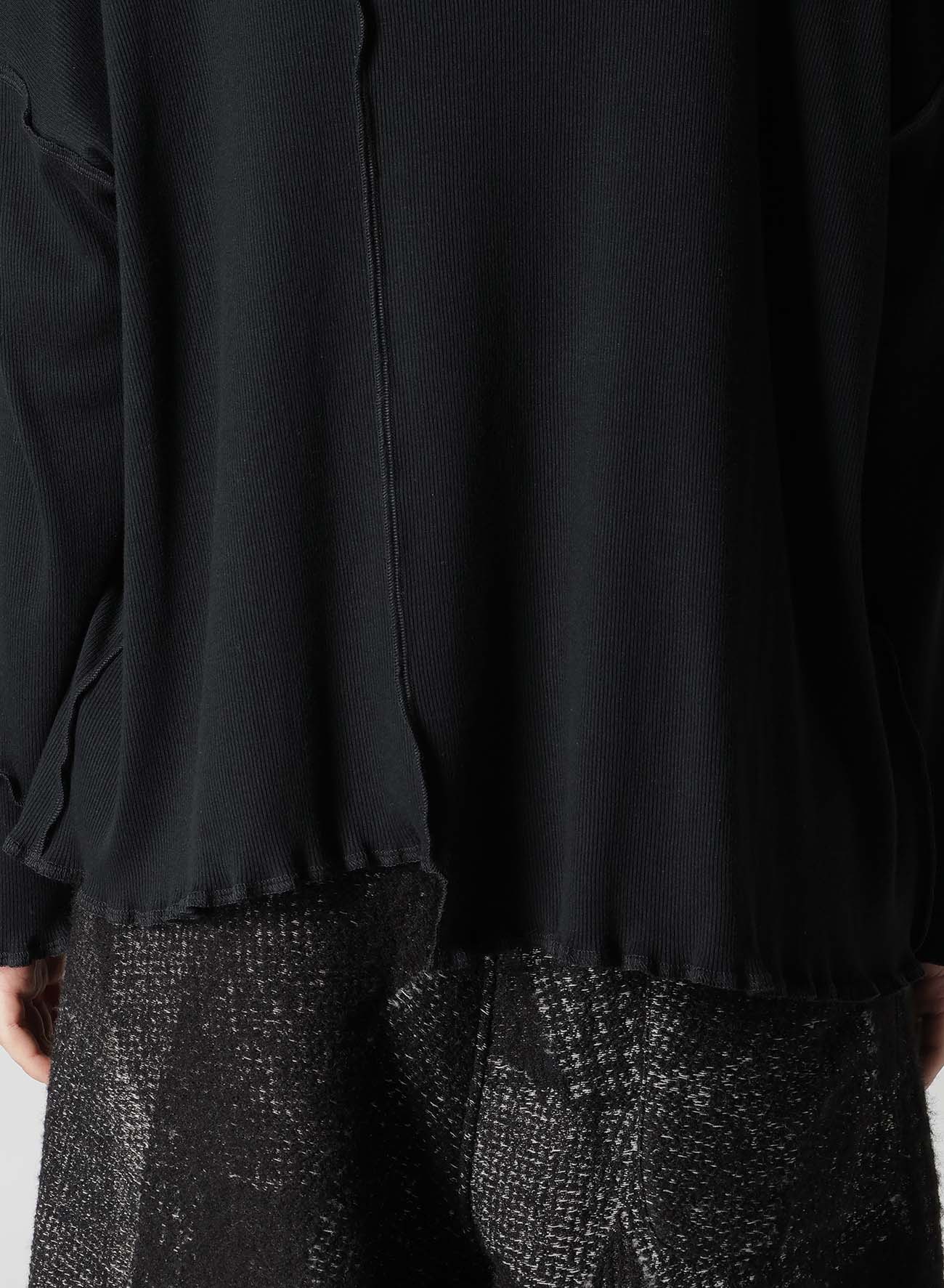 C/Ry RIB PATCHWORK WIDE PULLOVER