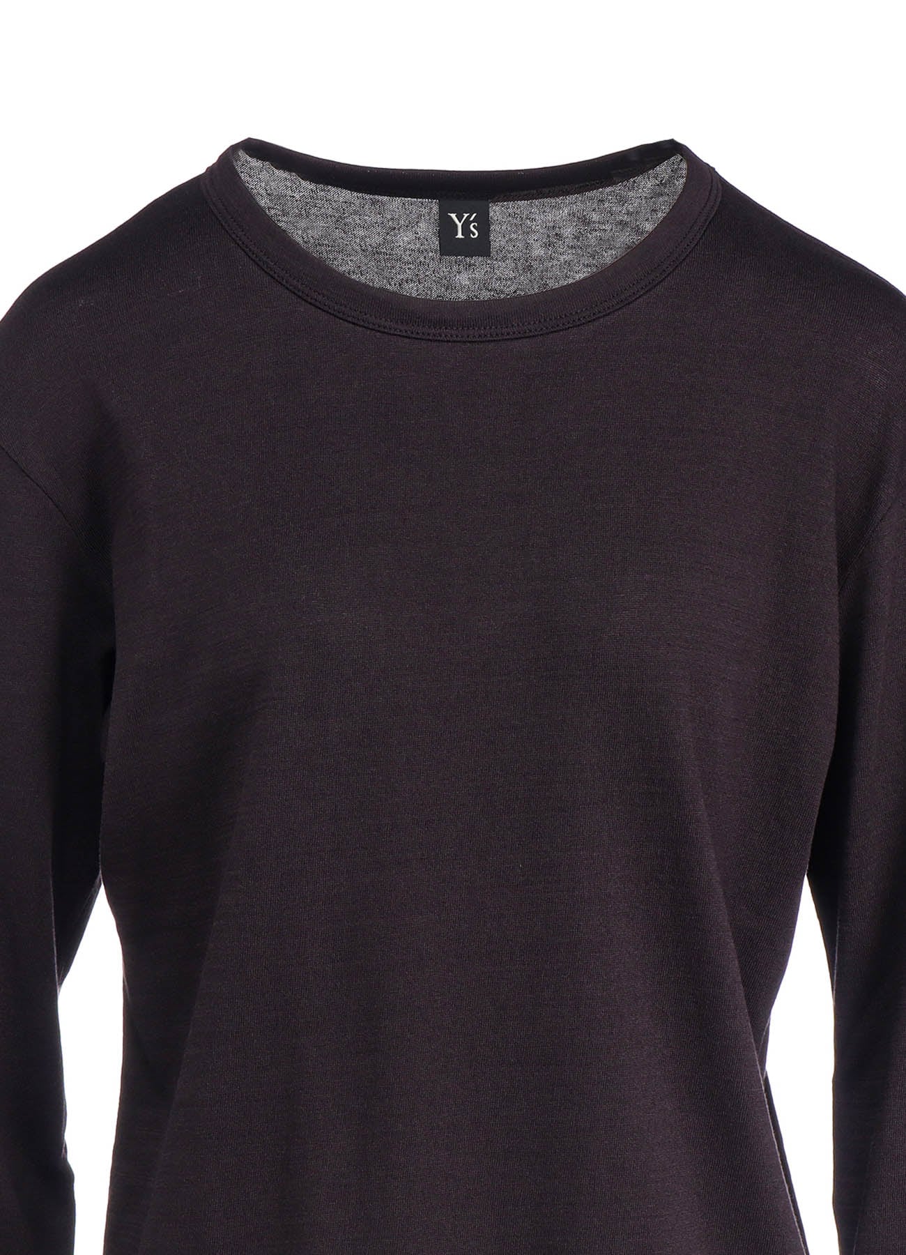 40/2 GAUZE JERSEY RELAXED ROUND LONG SLEEVE T