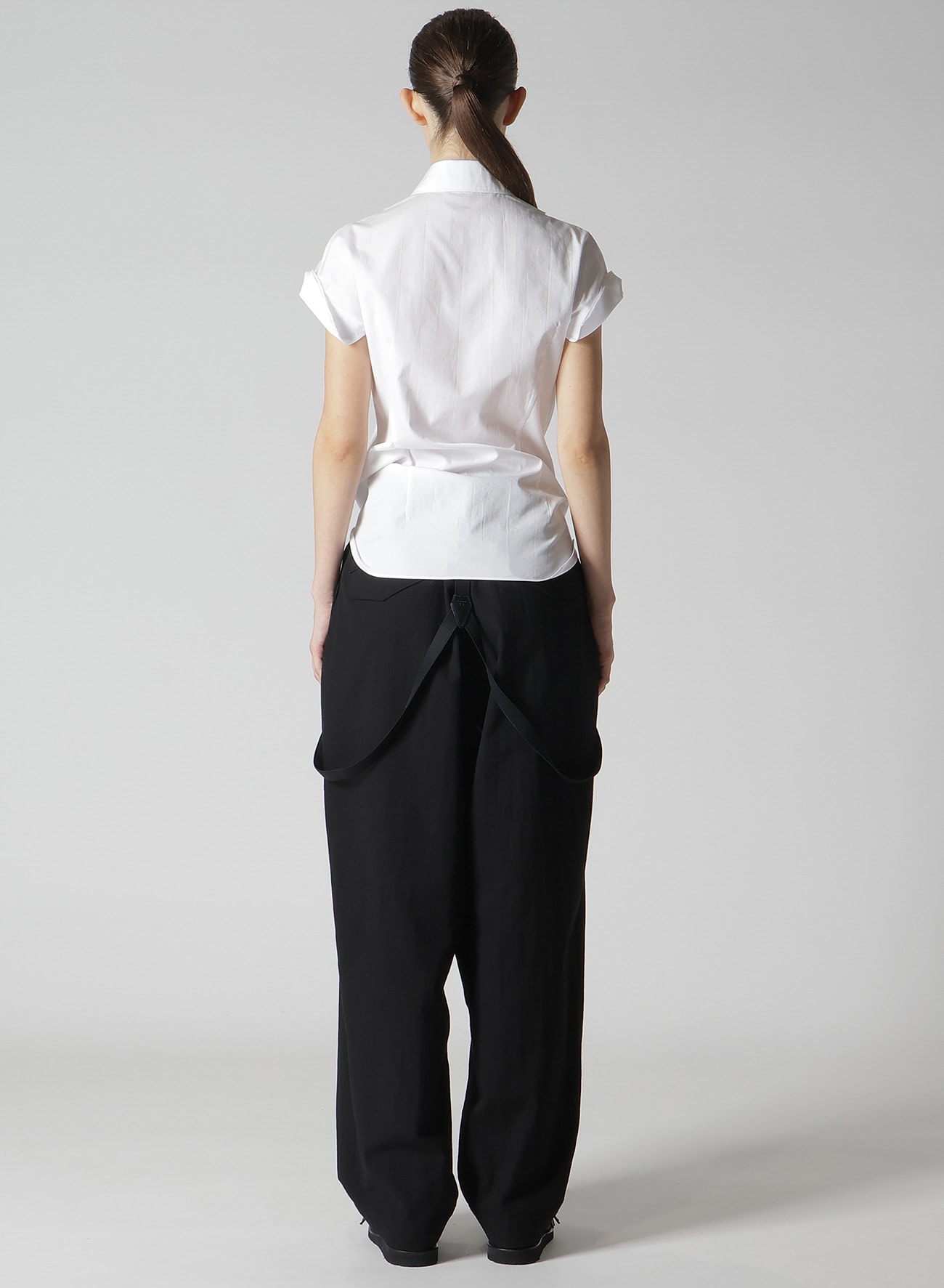 100/2 COTTON BROAD PLEATED SHIRT