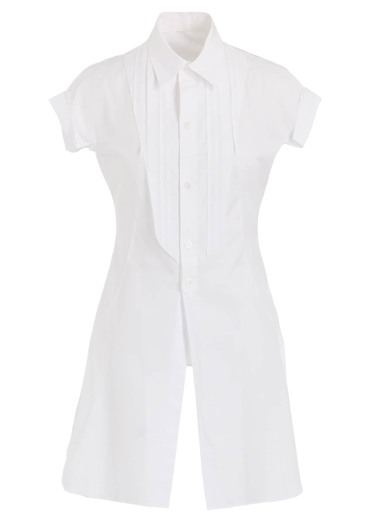 100/2 COTTON BROAD PLEATED SHIRT