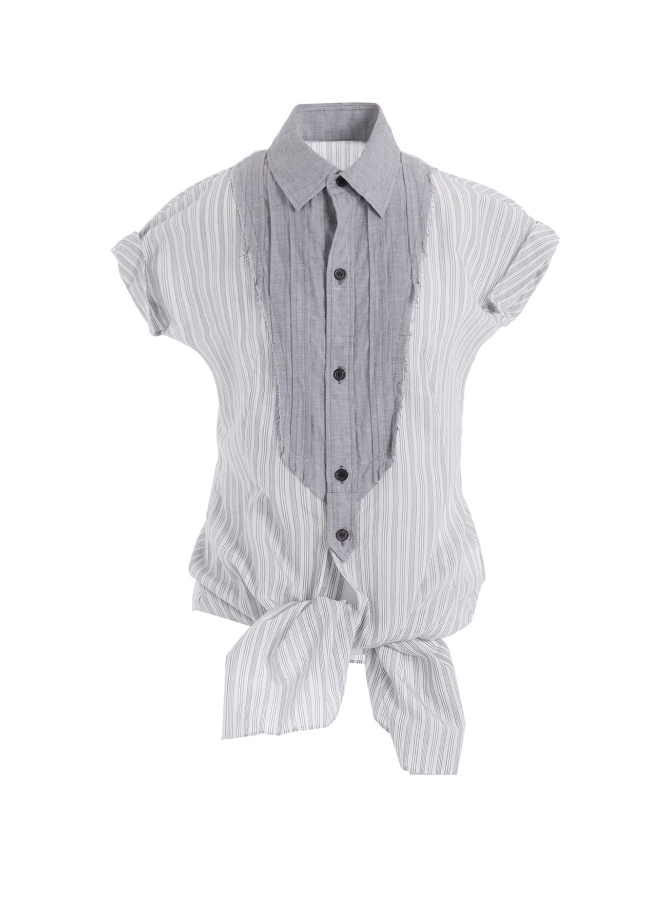 【5/2 12:00 Release】C/CU HARD TWISTED DOBBY STRIPE PLEATED SHIRT