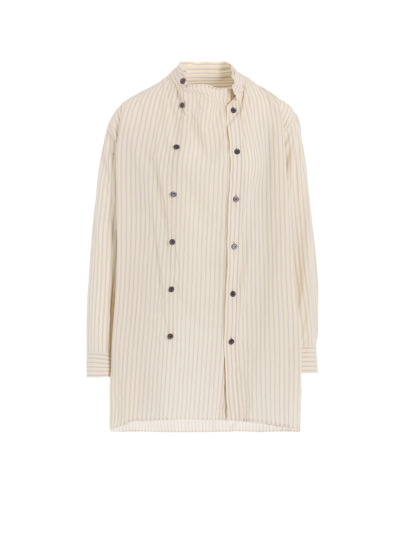 【5/2 12:00 Release】DOBBY STRIPE RIGHT FRONT DOUBLED SHIRT