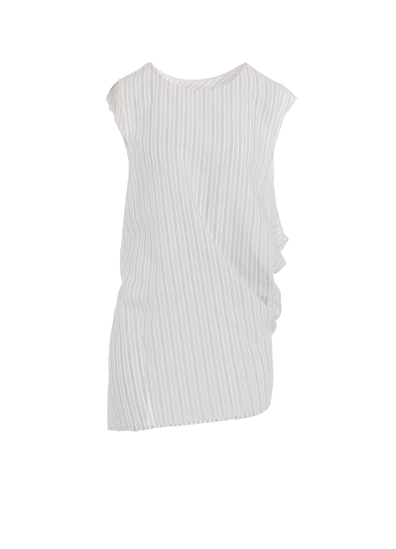 【5/2 12:00 Release】C/CU HARD TWISTED DOBBY STRIPE SLEEVELESS DRAPE SHIRT