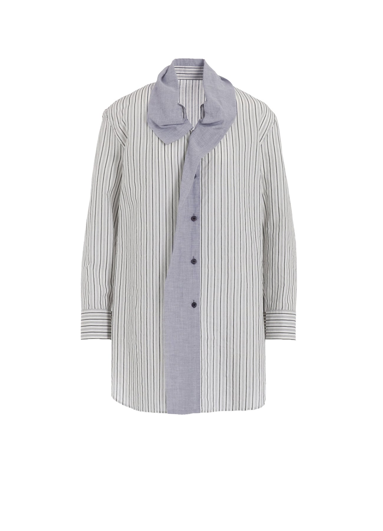 【5/2 12:00 Release】C/CU HARD TWISTED DOBBY STRIPE TIE STYLE SHIRT