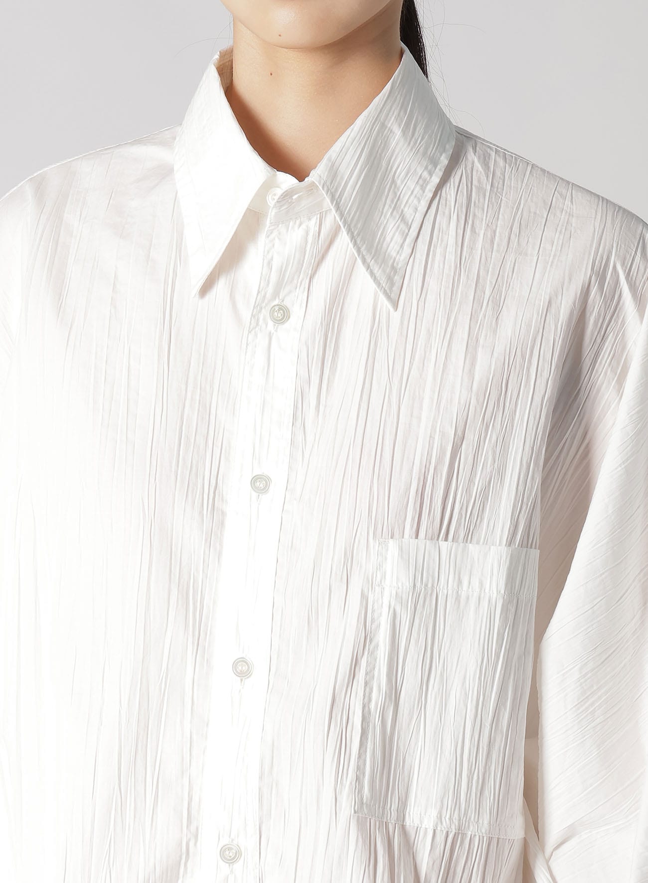 HIGH COUNT TYPEWRITER DOLMAN SLEEVE SHIRT