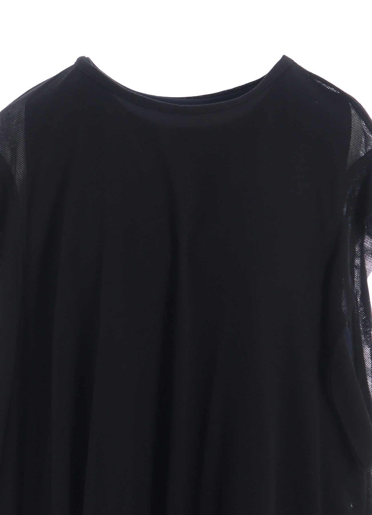 4OZ CU/DUNGAREE TWILL TULLE LAYERED DRESS