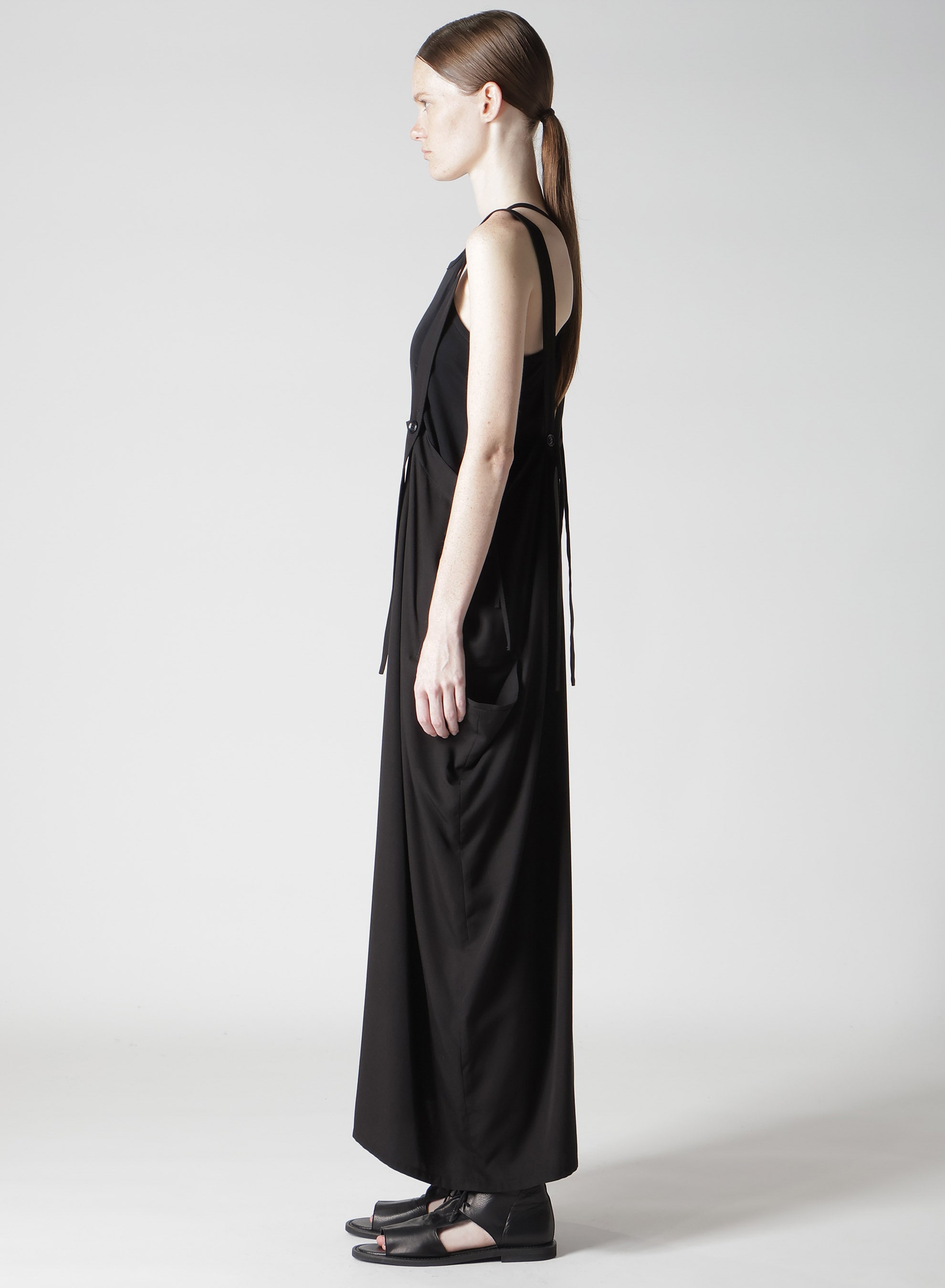 【1/23 12:00 Release】RAYON TWILL SHOULDER STRAP DRESS