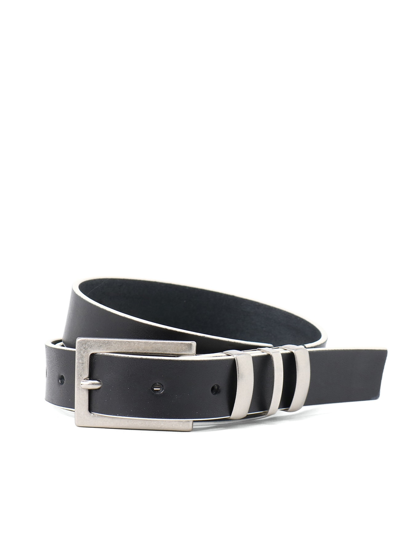 THICK SEMI GLOSS LEATHER 25MM BELT