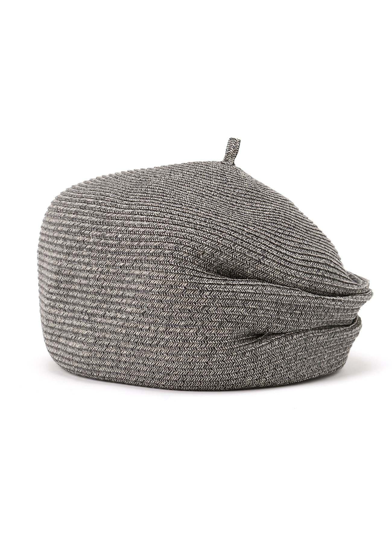 PAPER BRAID TUCKED BERET