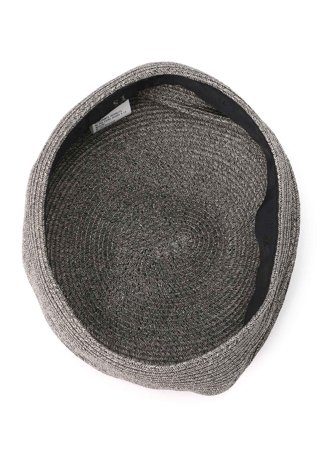 PAPER BRAID TUCKED BERET