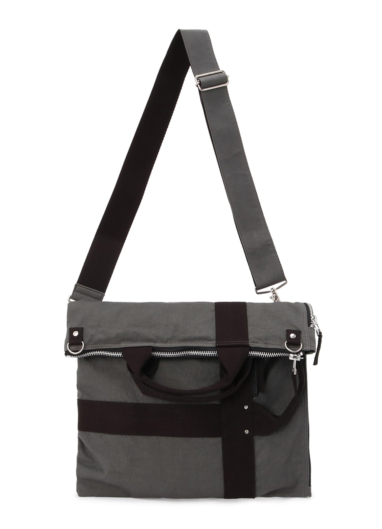 C/NY GABARDINE MILITARY 2-WAY TOTE BAG