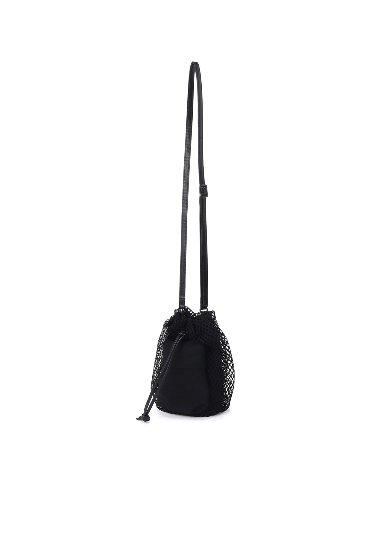 【4/18 12:00 Release】DIAMOND NET/LEATHER COMBINATION MINI POUCH