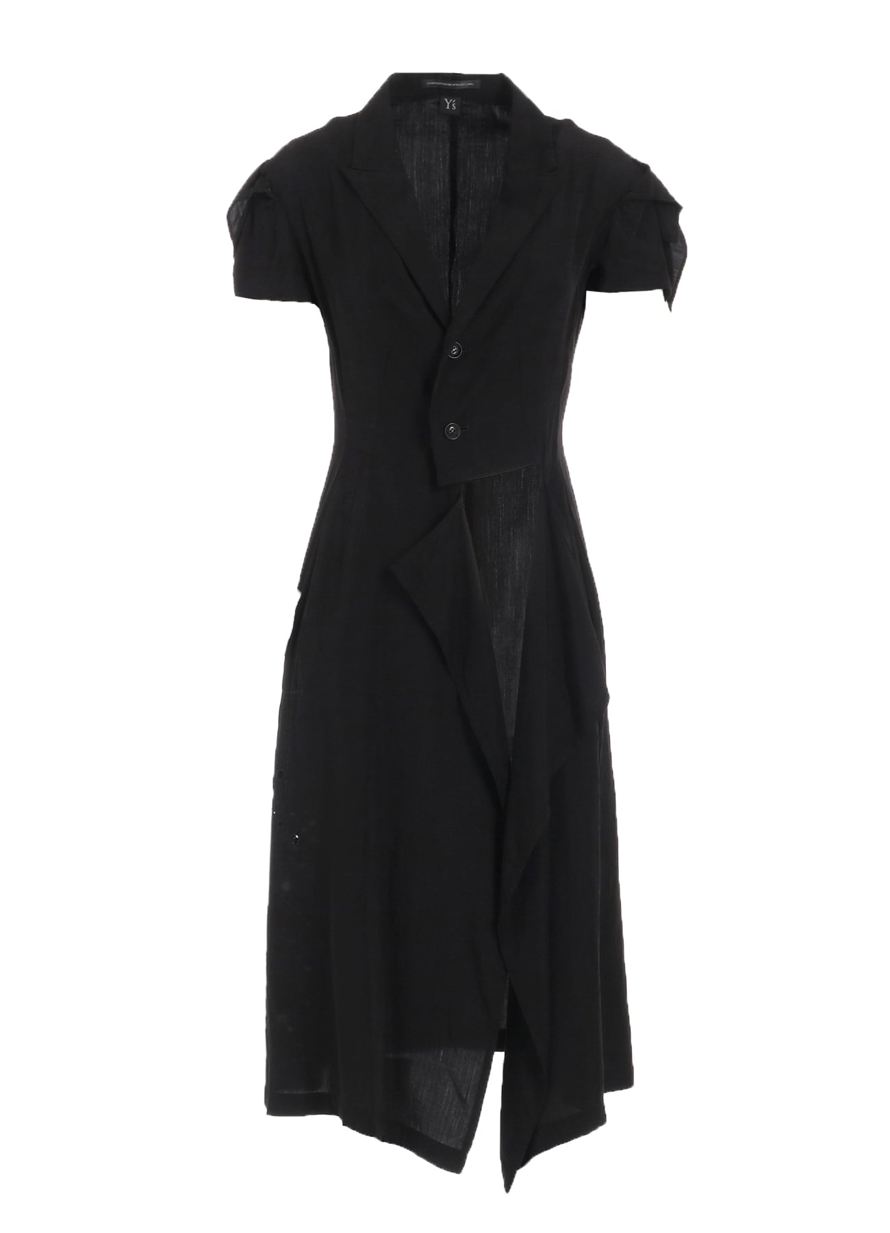 CUPRO/DUNGAREE BALLER LACE SQUARE CLOTH SLEEVE JACKET