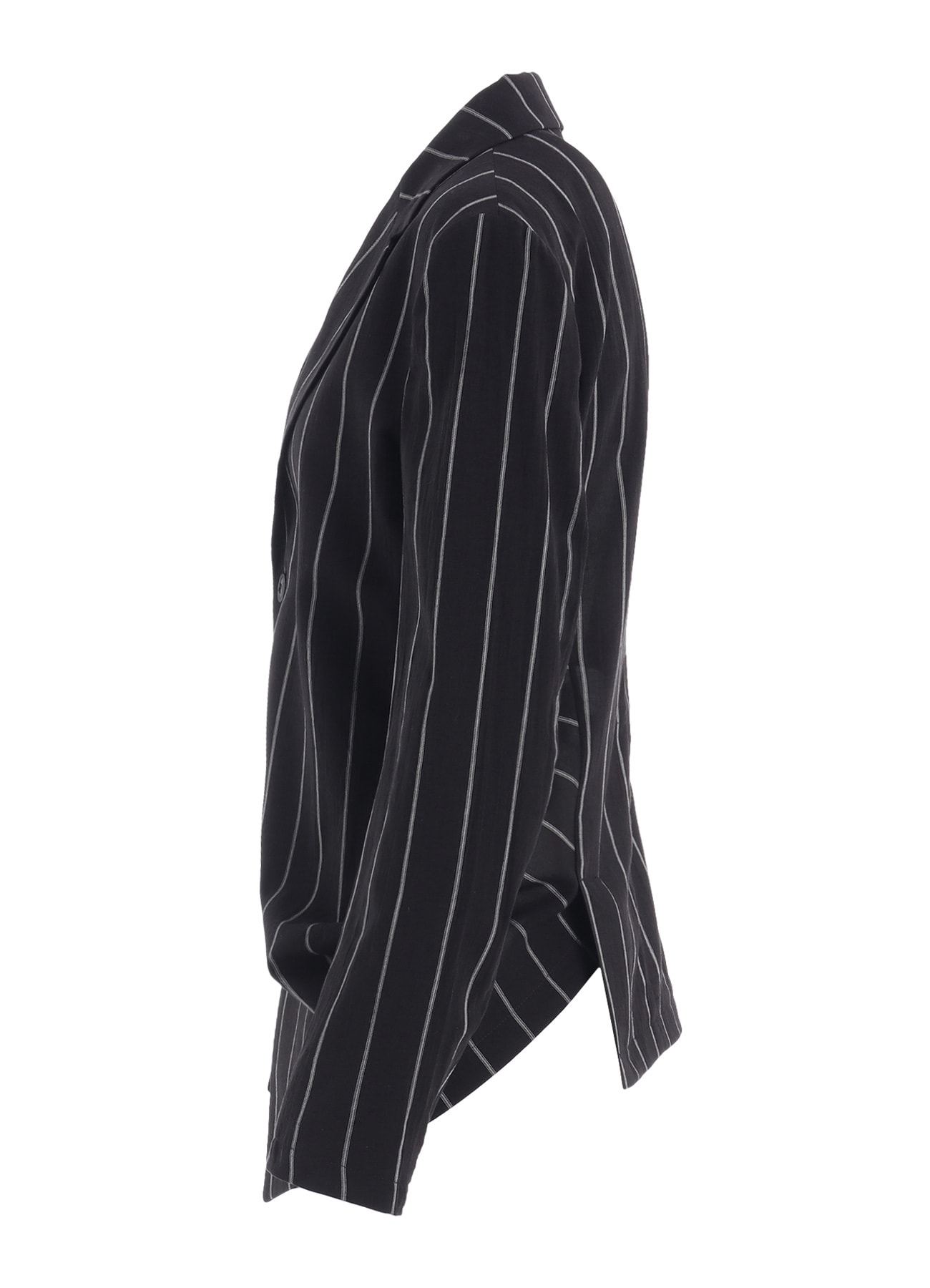 WASHER STRIPE LEFT SIDE DROPPED JACKET