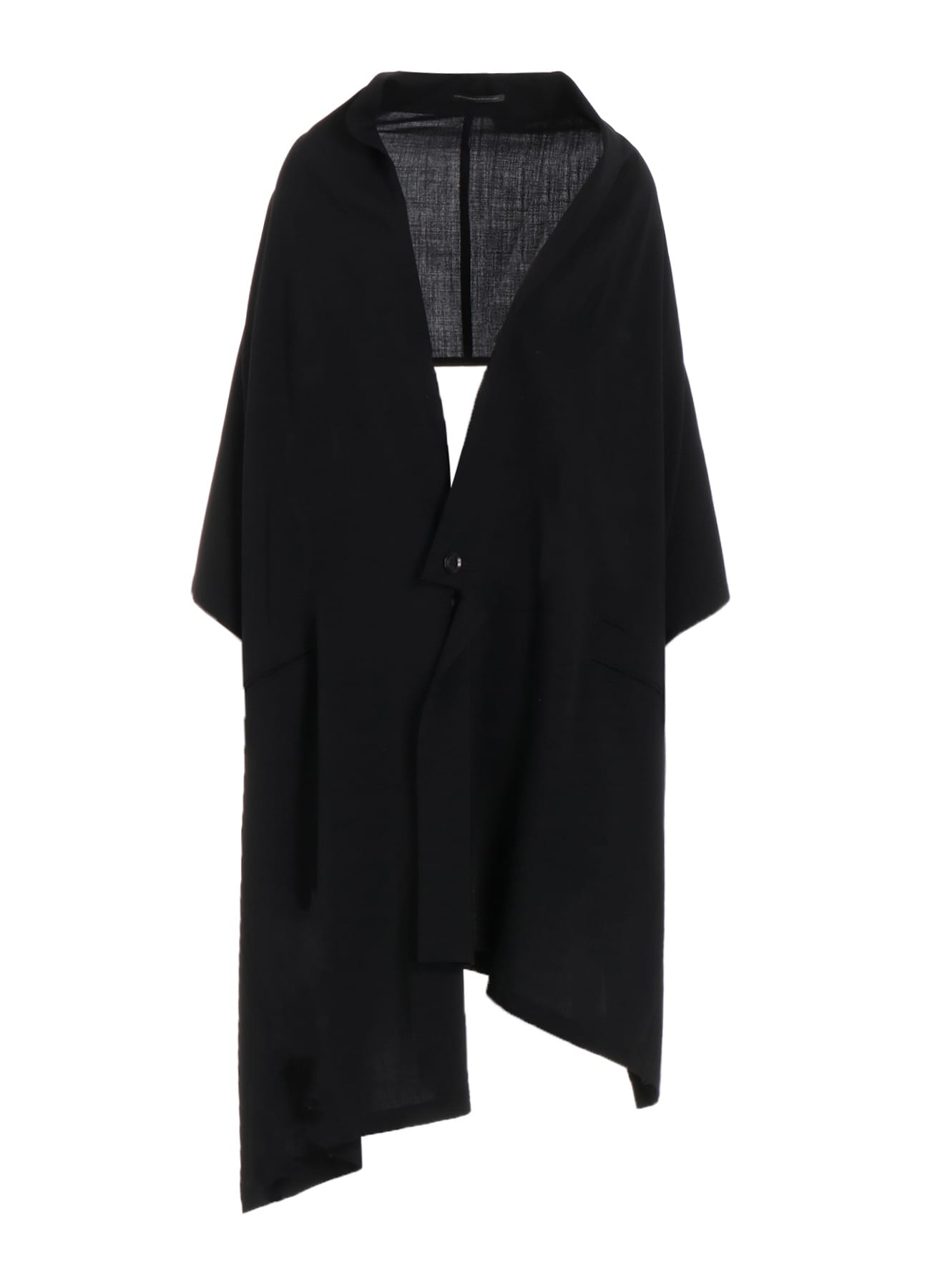 HARD-TWISTED LAWN KIMONO JACKET