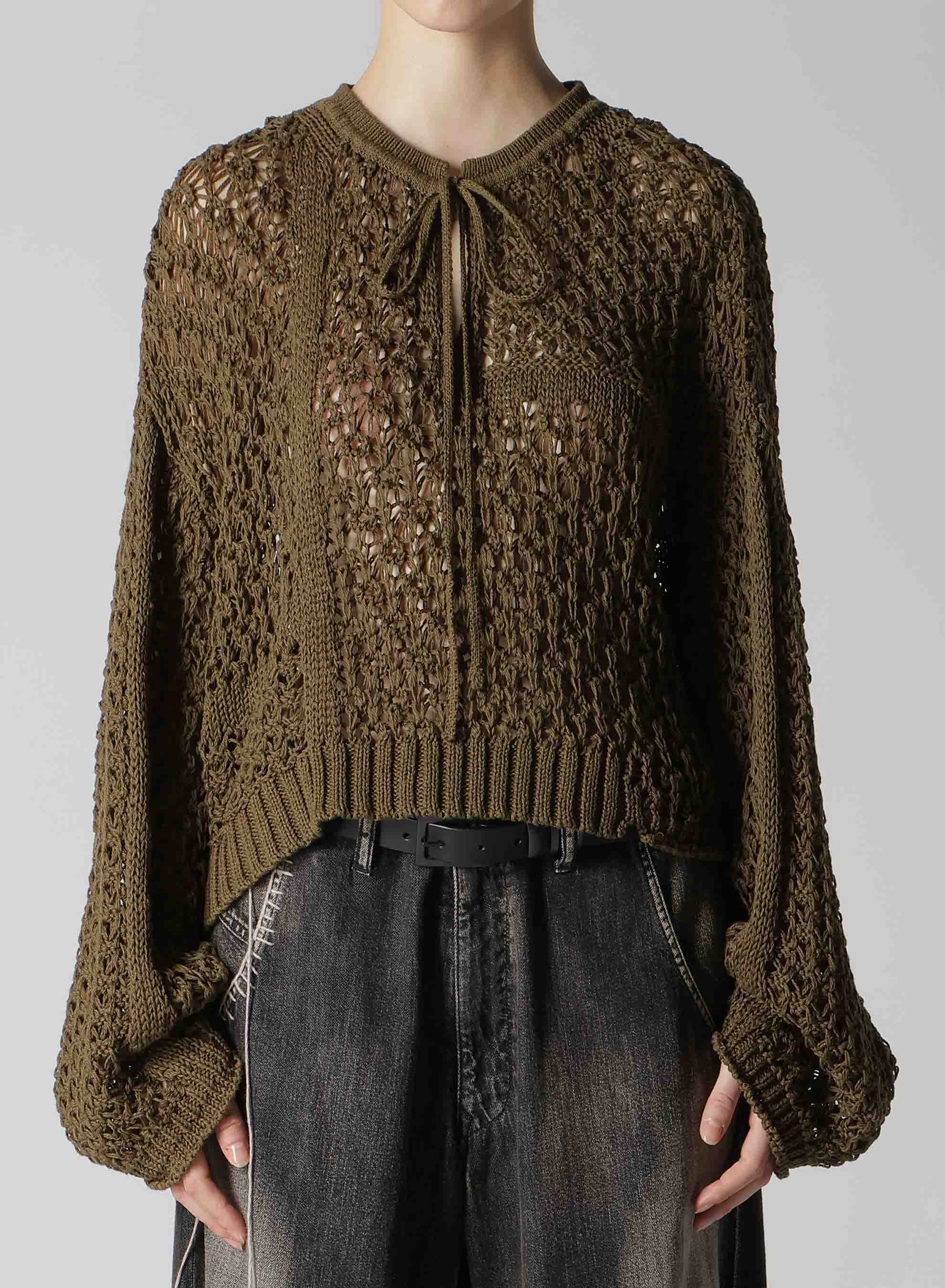 OPENWORK DESIGN HENRY WIDE SLEEVE PULLOVER