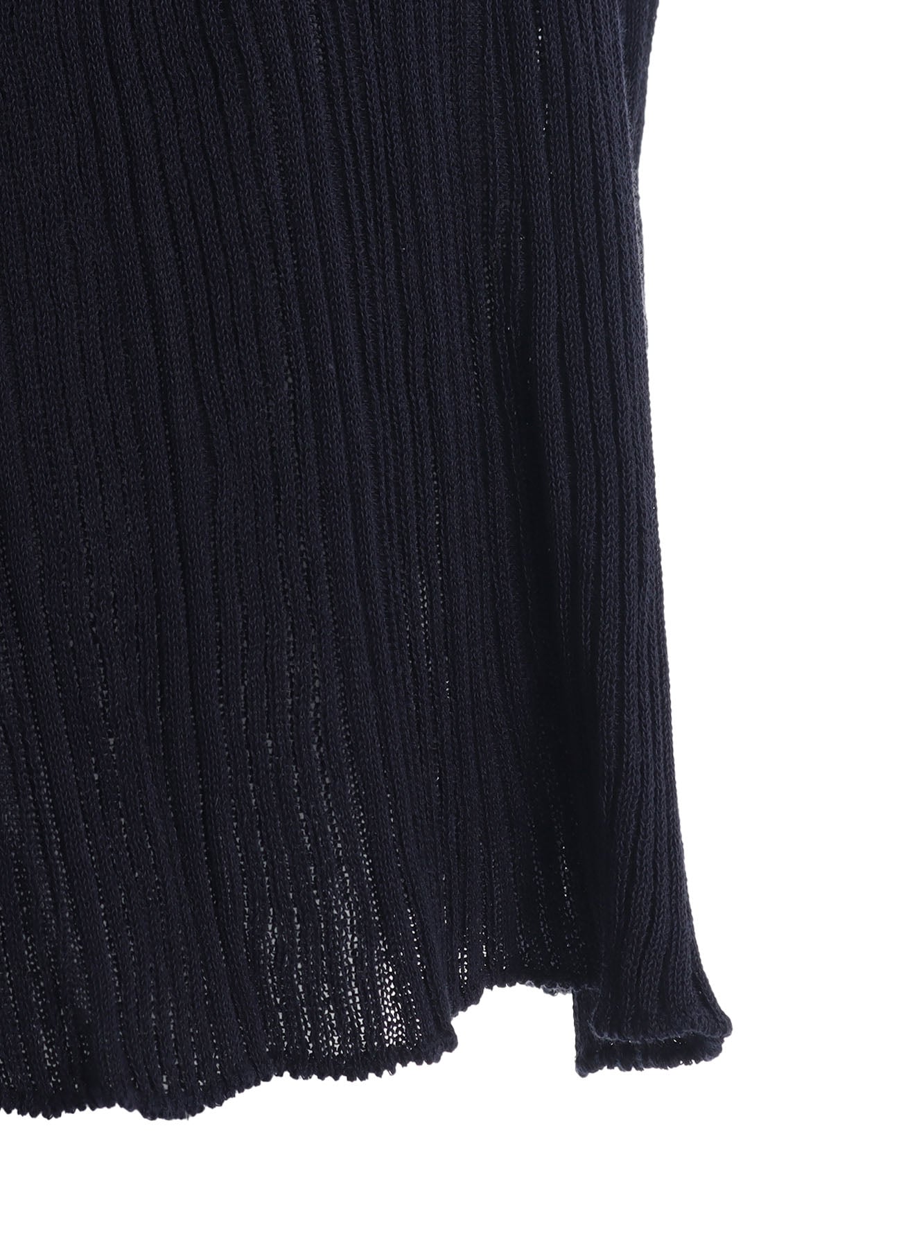 12G2P RANDOM THIN RIB ASYMMETRIC LONG DRESS