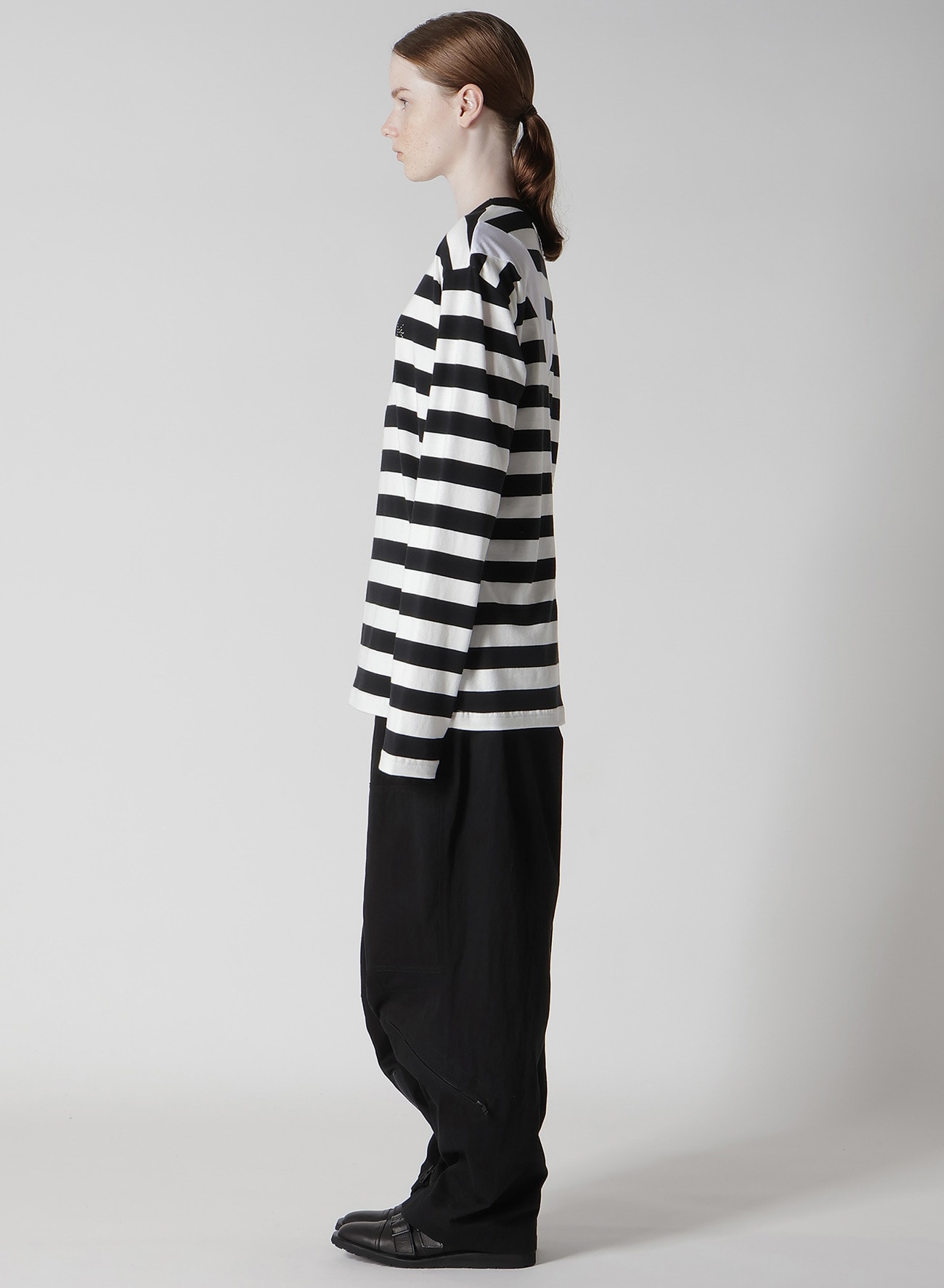 40/2 STRIPE JERSEY Y'S STITCH LONG SLEEVE T